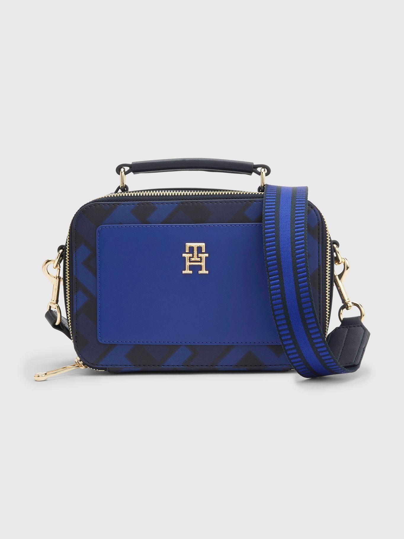 Cartera Iconic Con Monograma Azul Tommy Hilfiger-0