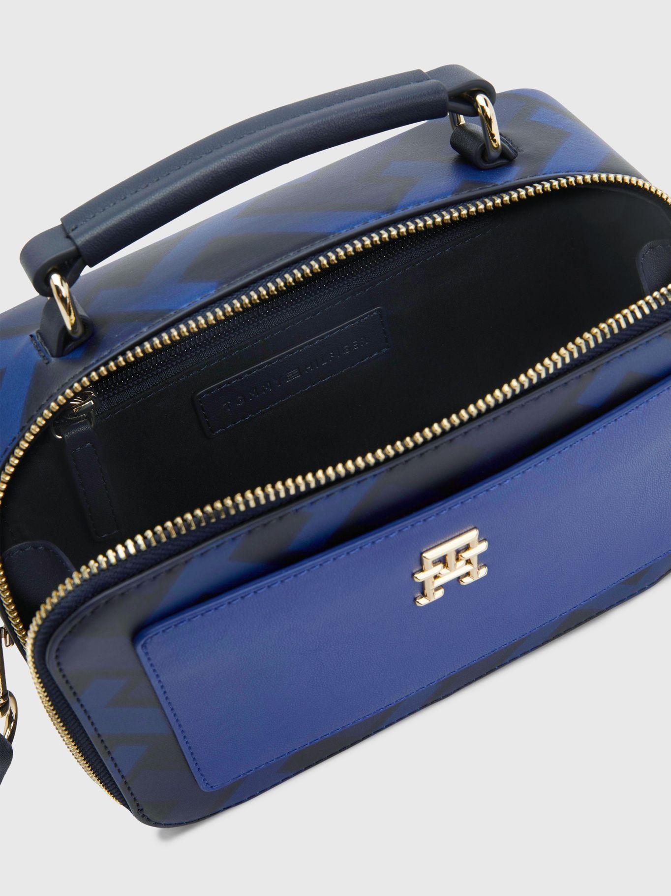 Cartera Iconic Con Monograma Azul Tommy Hilfiger-3