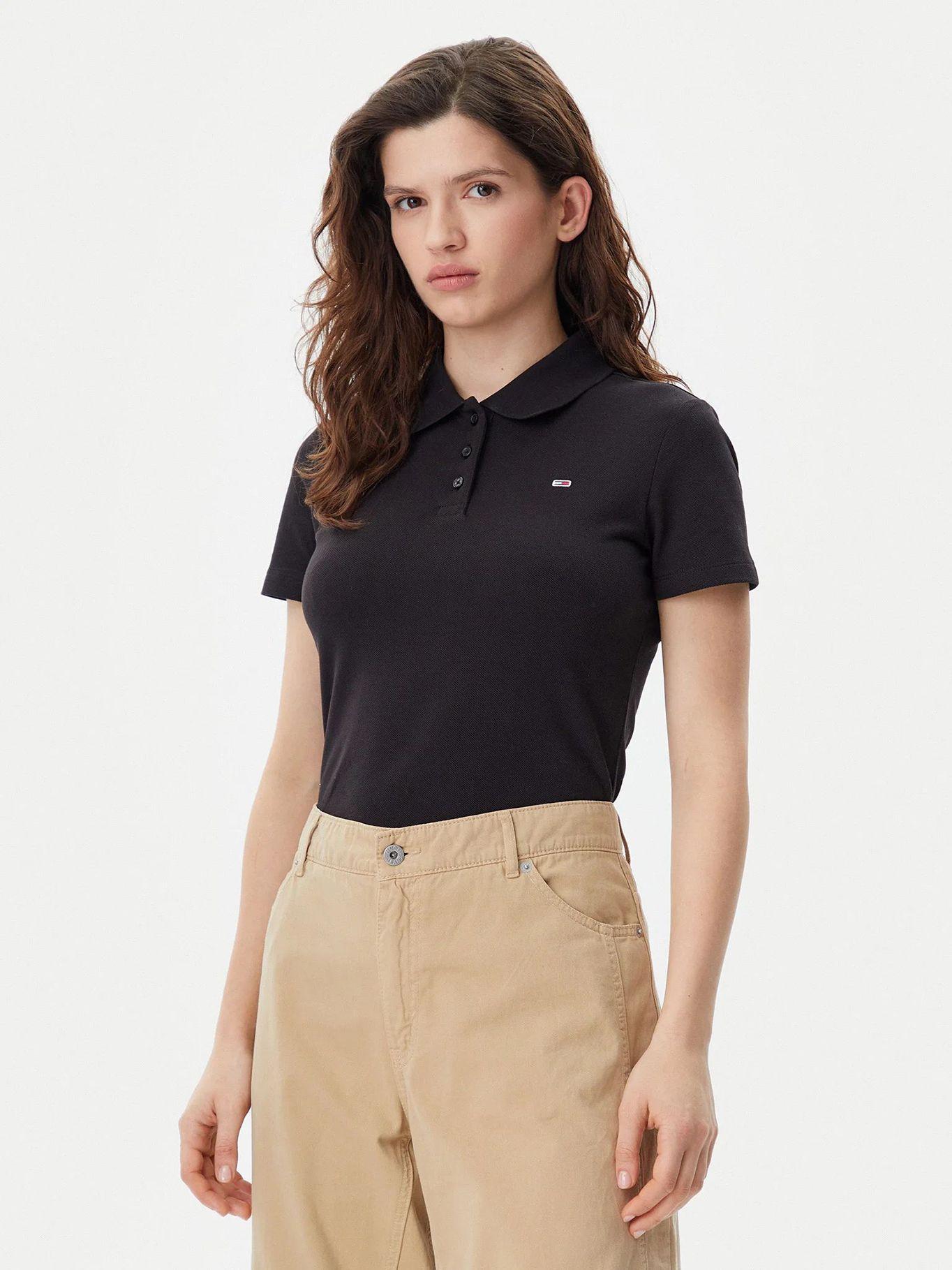 Polo Essential Slim Fit Negro Tommy Jeans-0