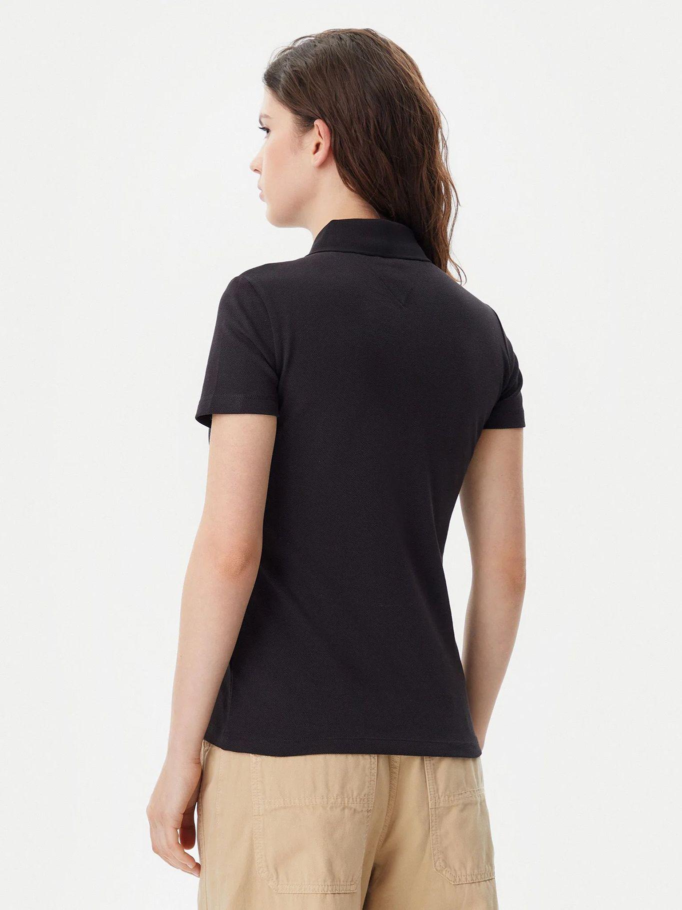 Polo Essential Slim Fit Negro Tommy Jeans-2
