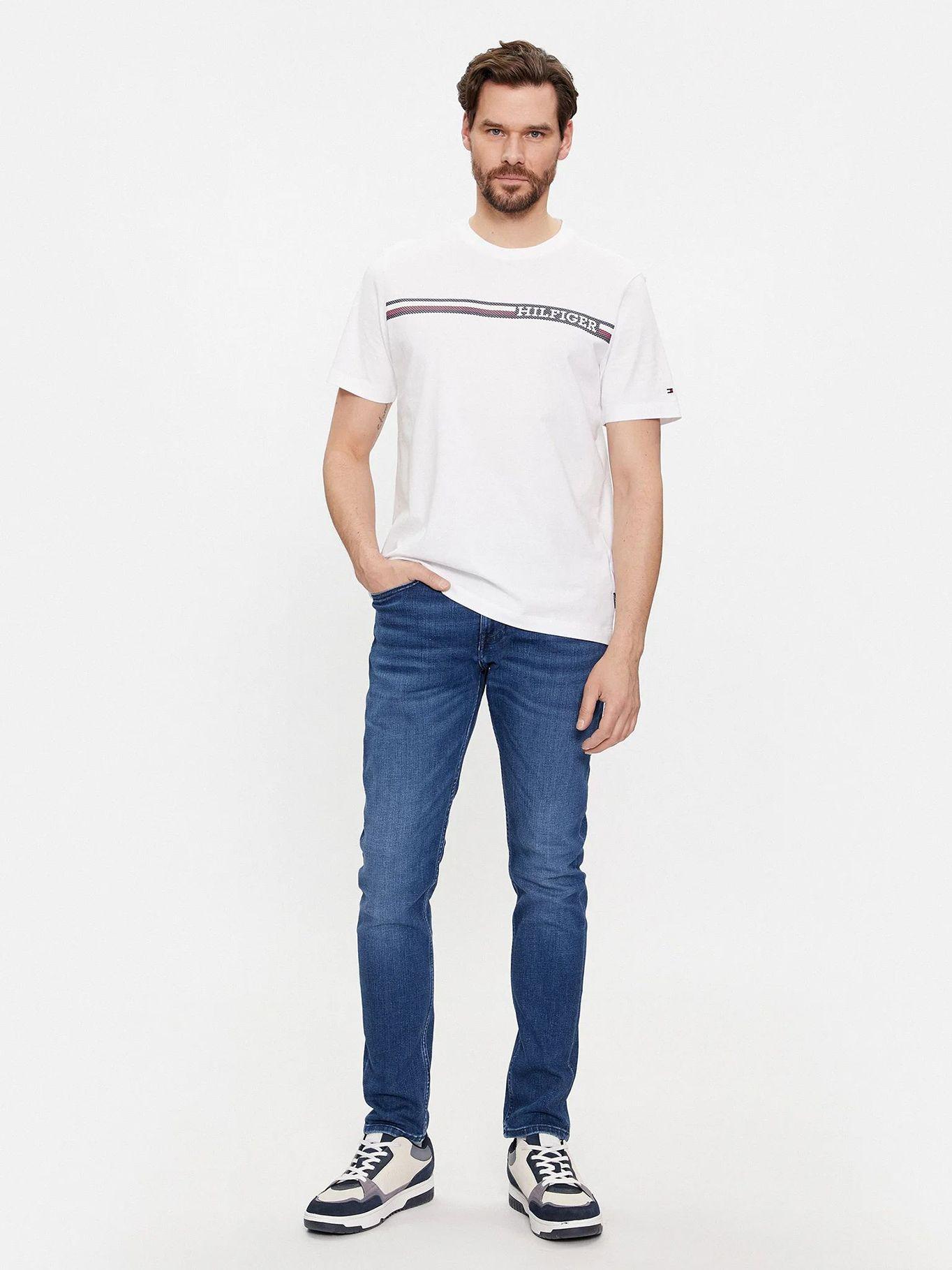 POLERA MONOTYPE STRIPE LOGO BLANCO TOMMY HILFIGER-1