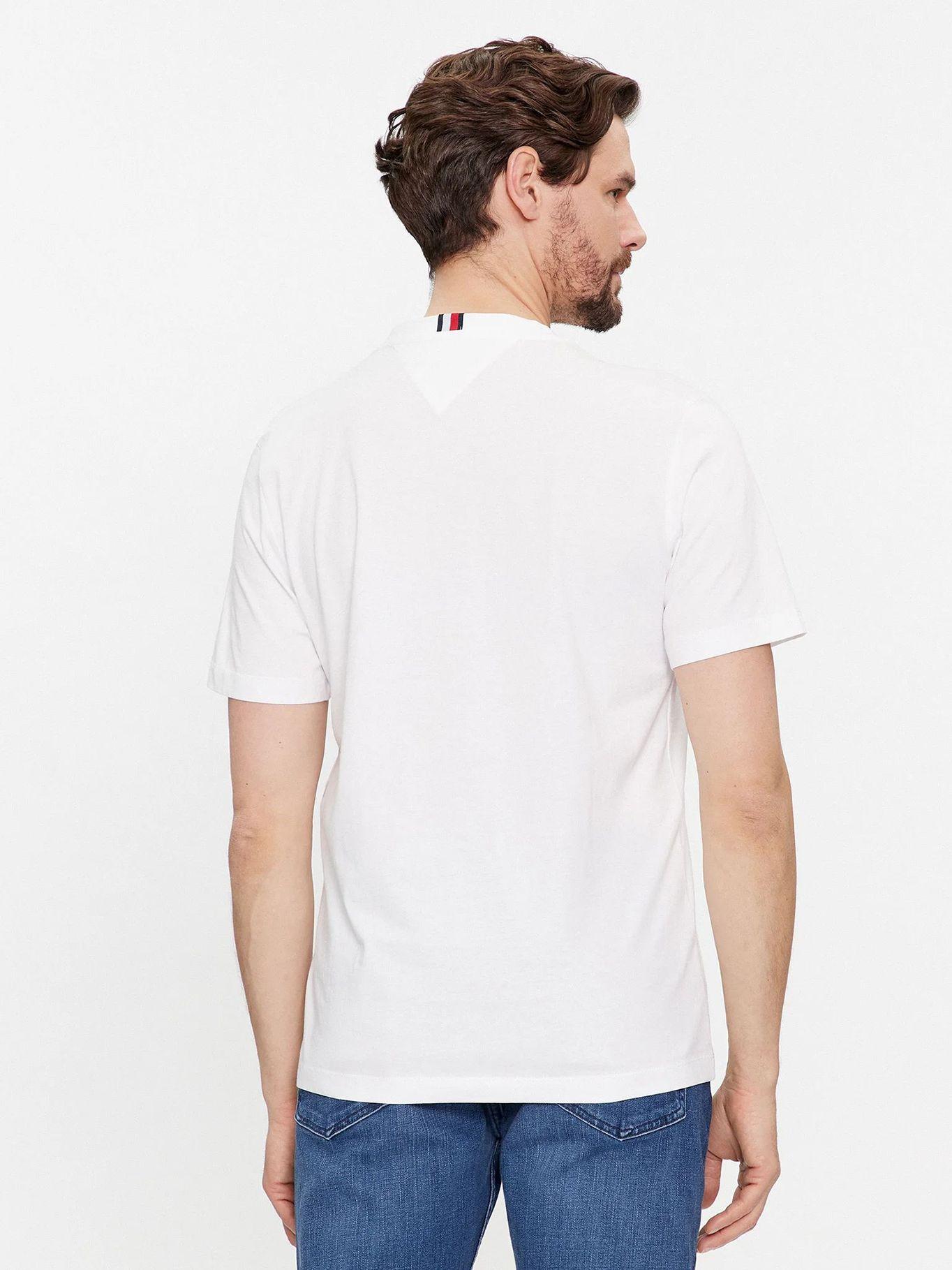 POLERA MONOTYPE STRIPE LOGO BLANCO TOMMY HILFIGER-2