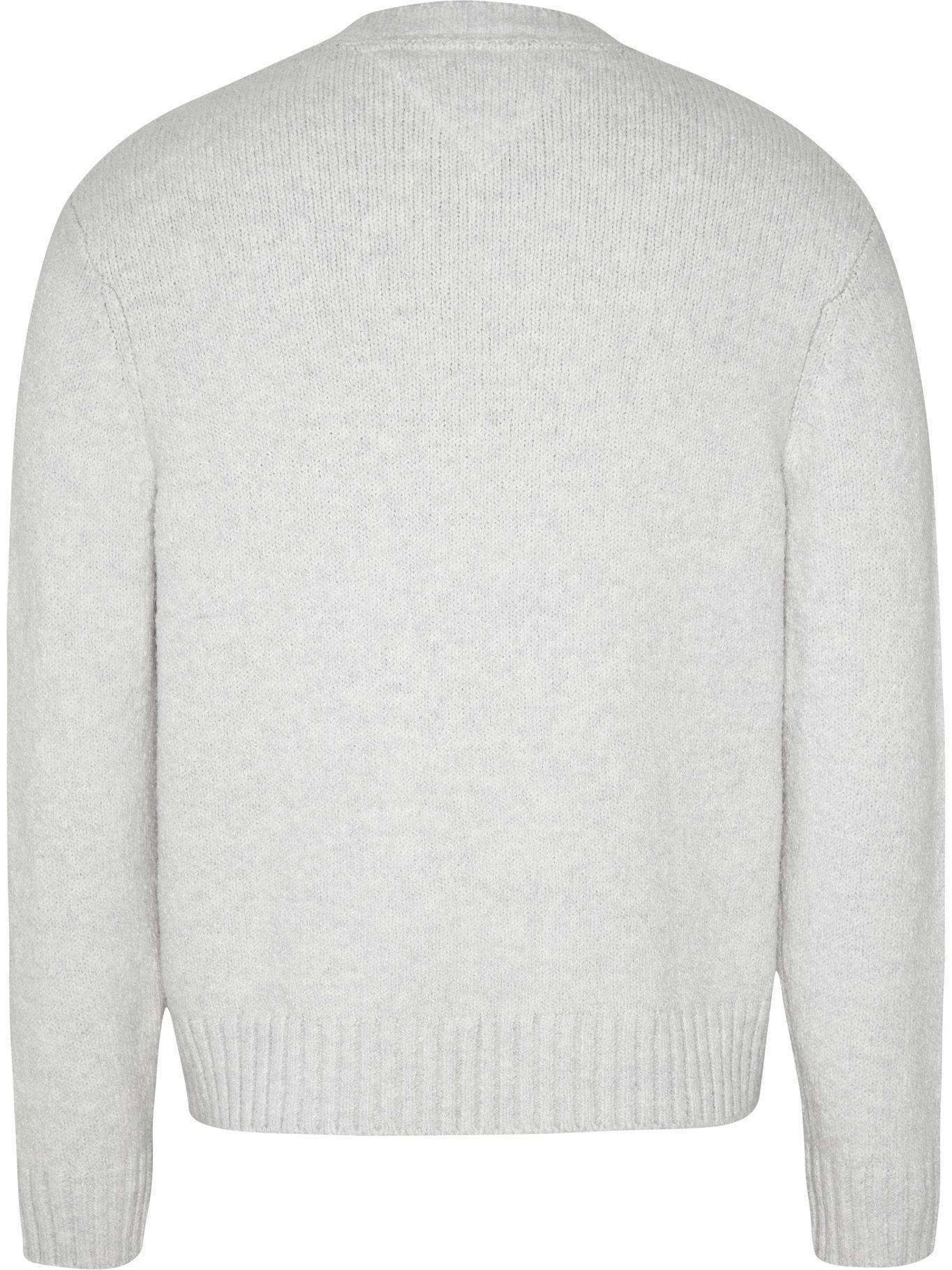 Sweater Solid Con Parche Gris Tommy Jeans F2-1