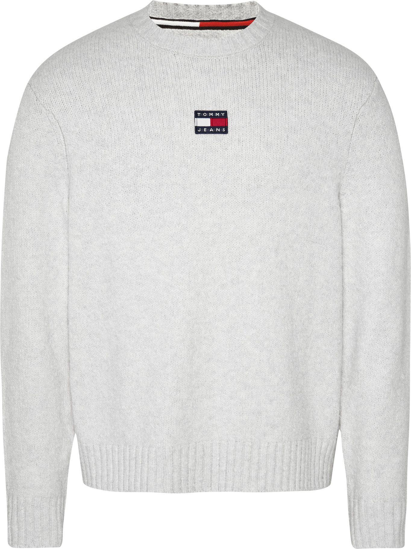 Sweater Solid Con Parche Gris Tommy Jeans F2-0