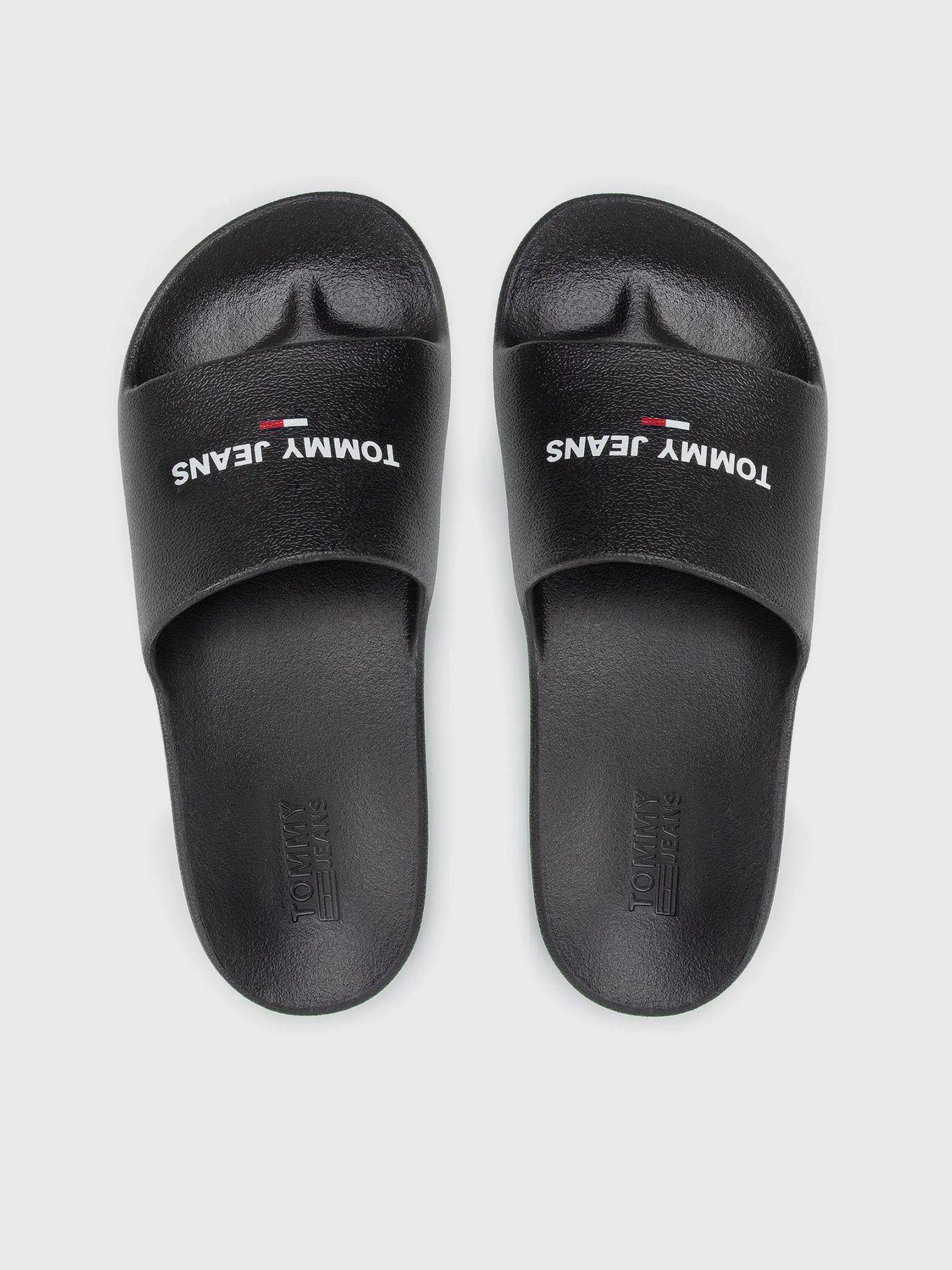Sandalias Essential Logo Negro Tommy Hilfiger-2