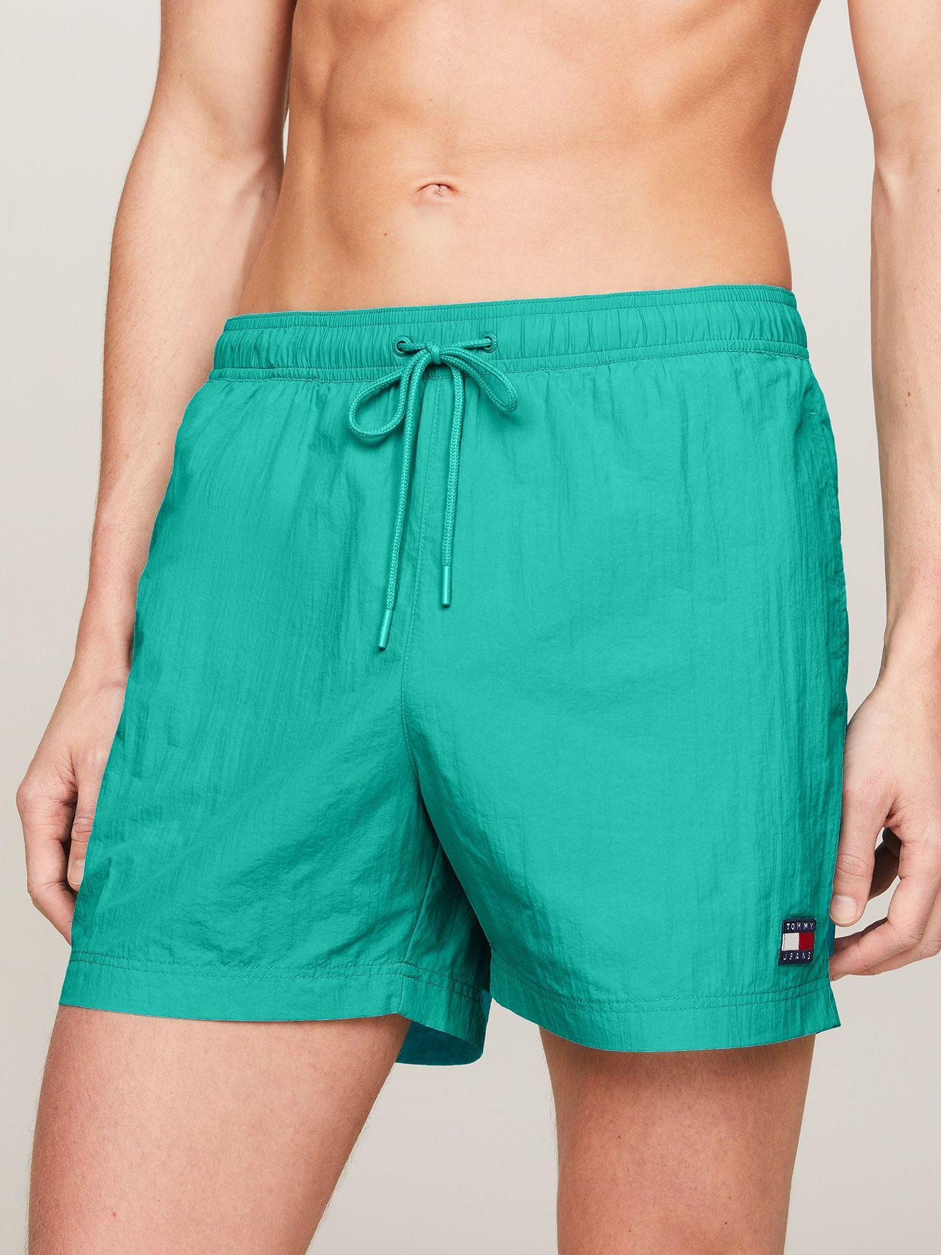 Traje De Baño Heritage Largo Medio Verde Tommy Hilfiger-0