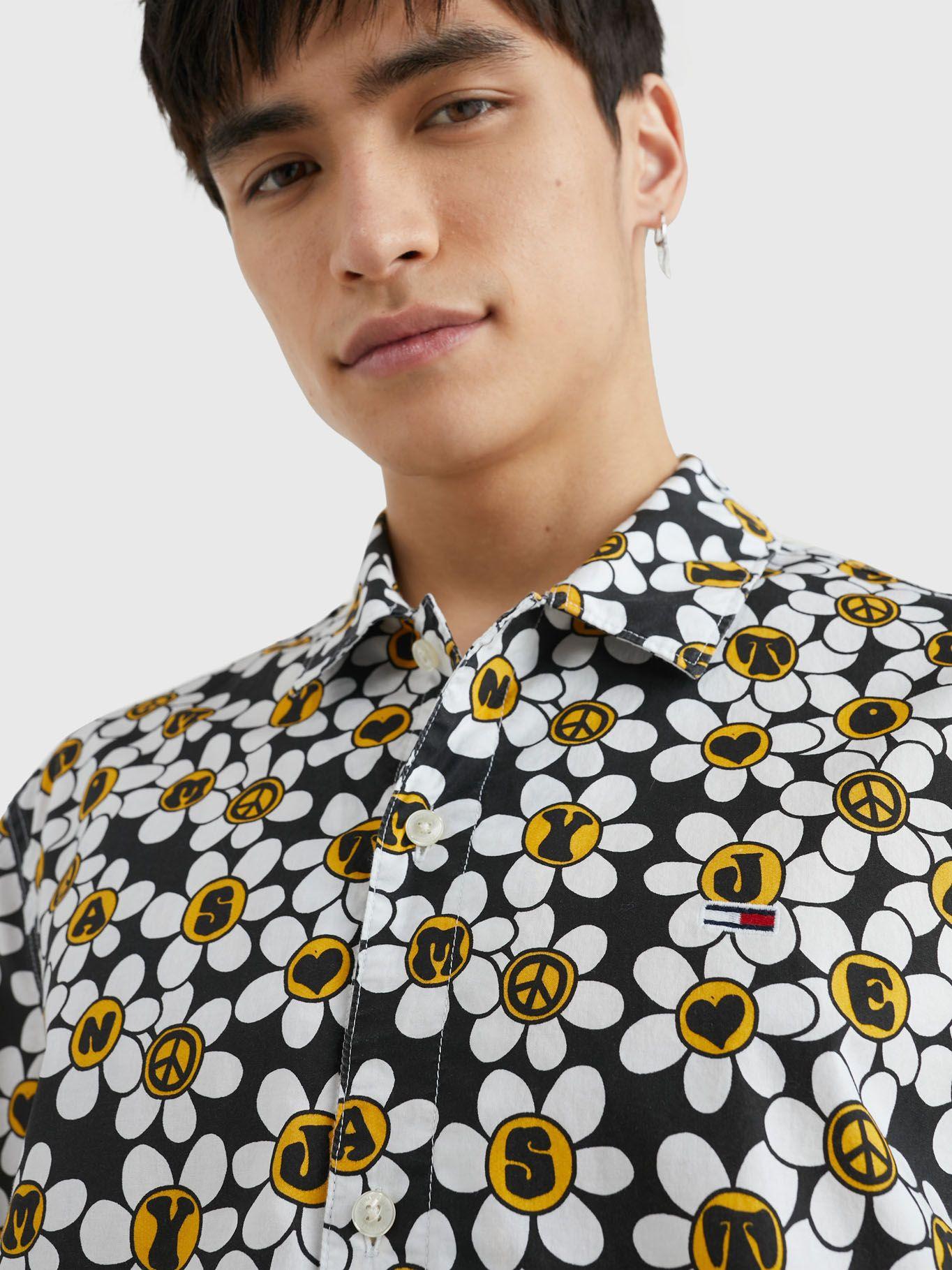 Camisa Daisy Flower Negro Tommy Jeans-3