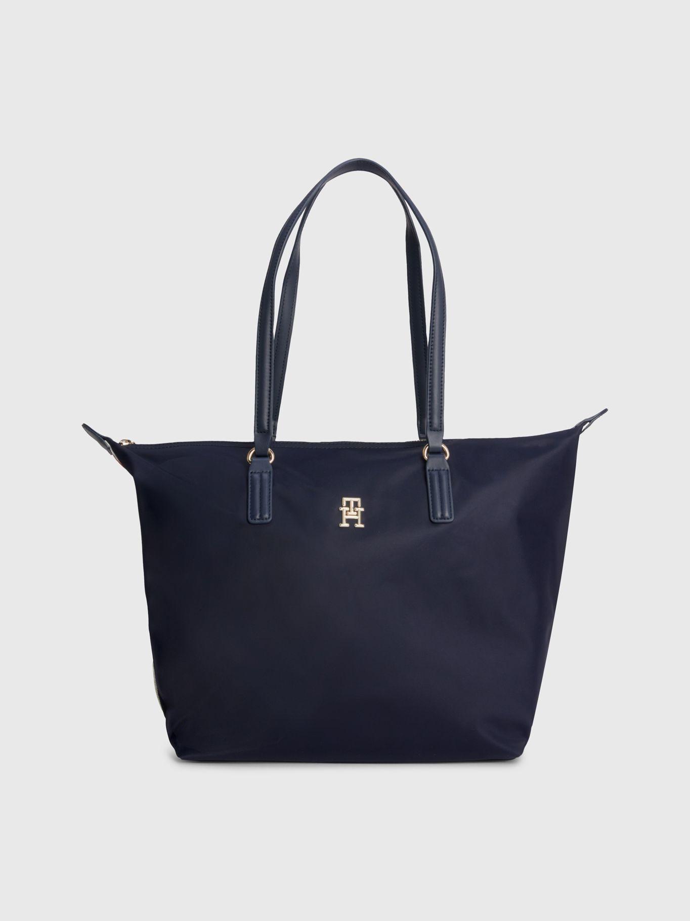 Tote Poppy Solid Azul Tommy Hilfiger-0