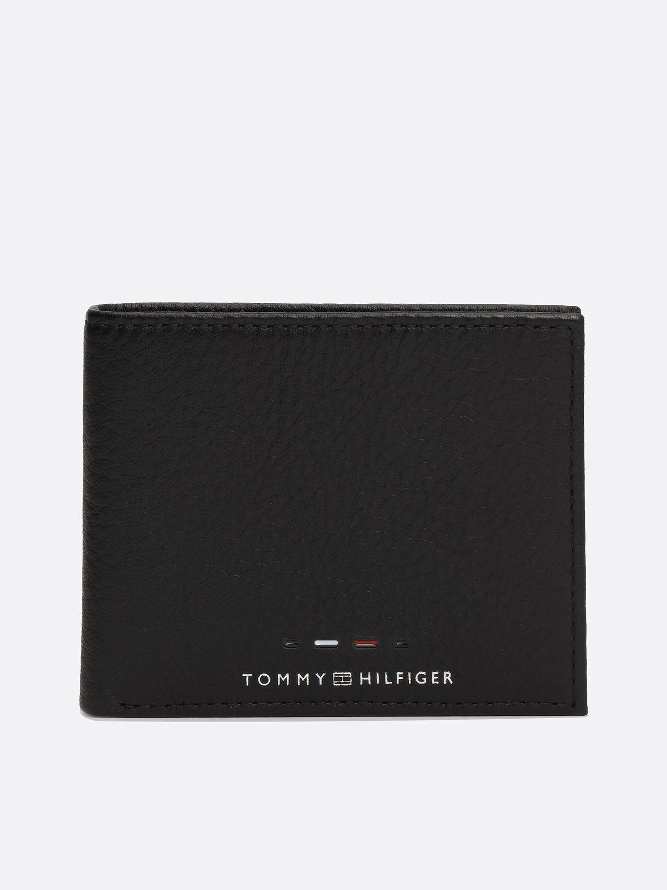 Billetera Premium Solid De Cuero Negro Tommy Hilfiger-0