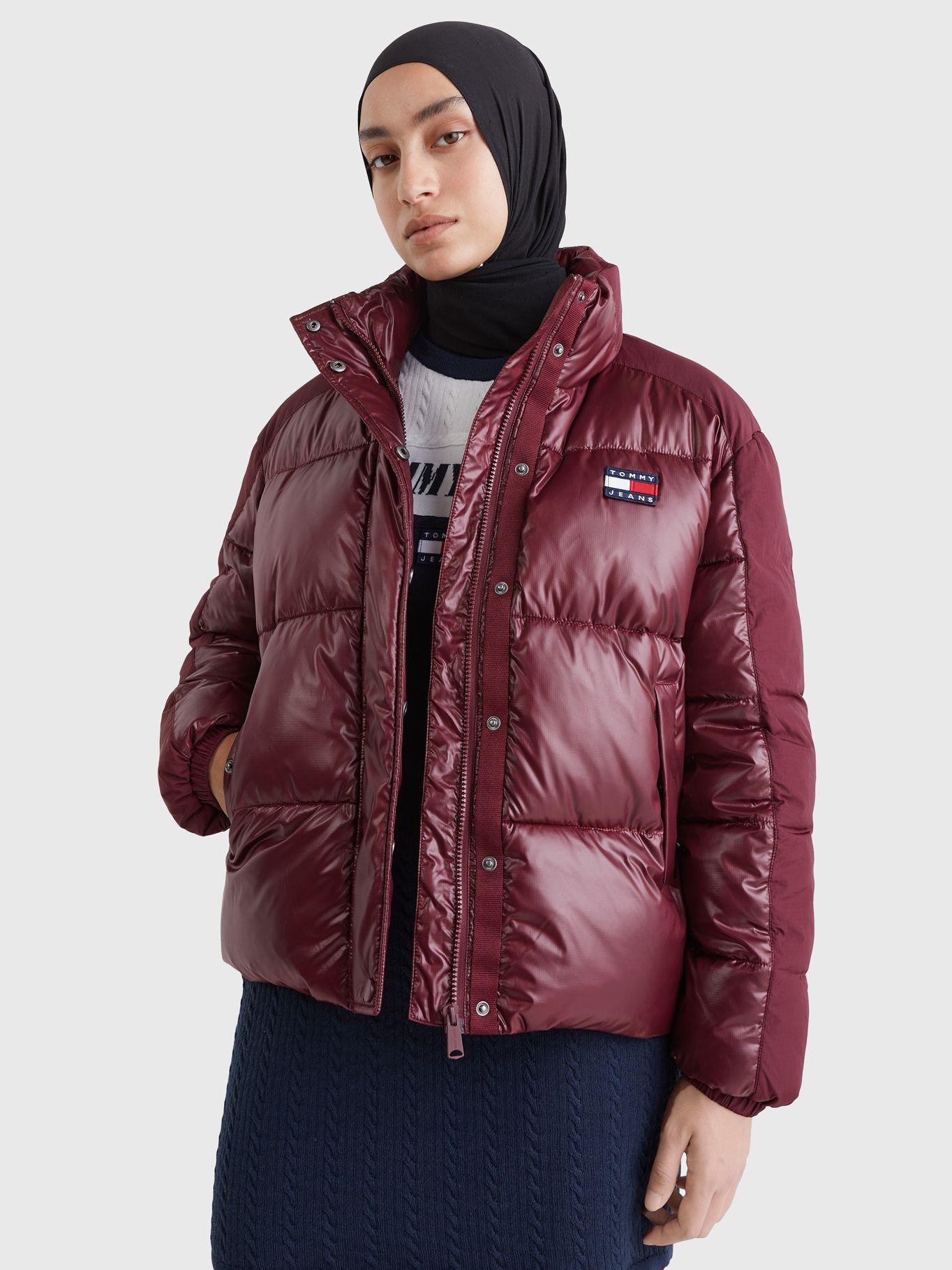 Chaqueta Acolchada Tonal Burdeo Tommy Jeans-0