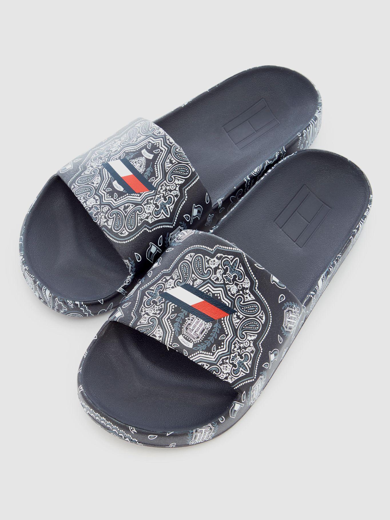 Sandalias Sports Con Logo Azul Tommy Hilfiger N22-0