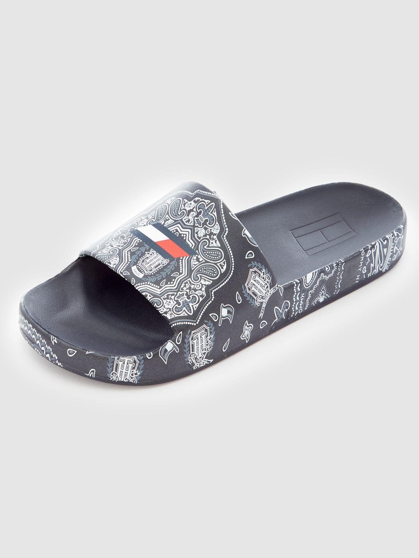 Sandalias Sports Con Logo Azul Tommy Hilfiger N22-1