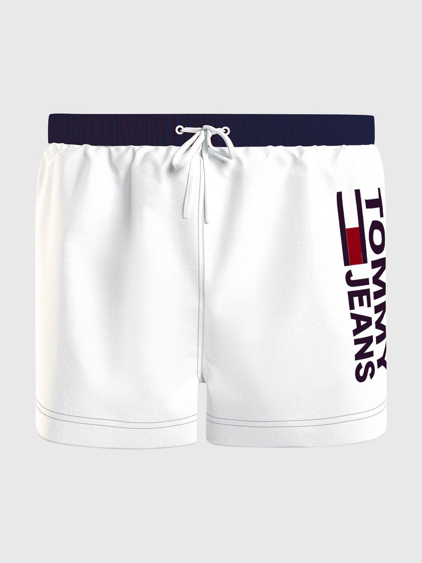 Traje De Baño Logo Pocket Blanco Tommy Hilfiger-3