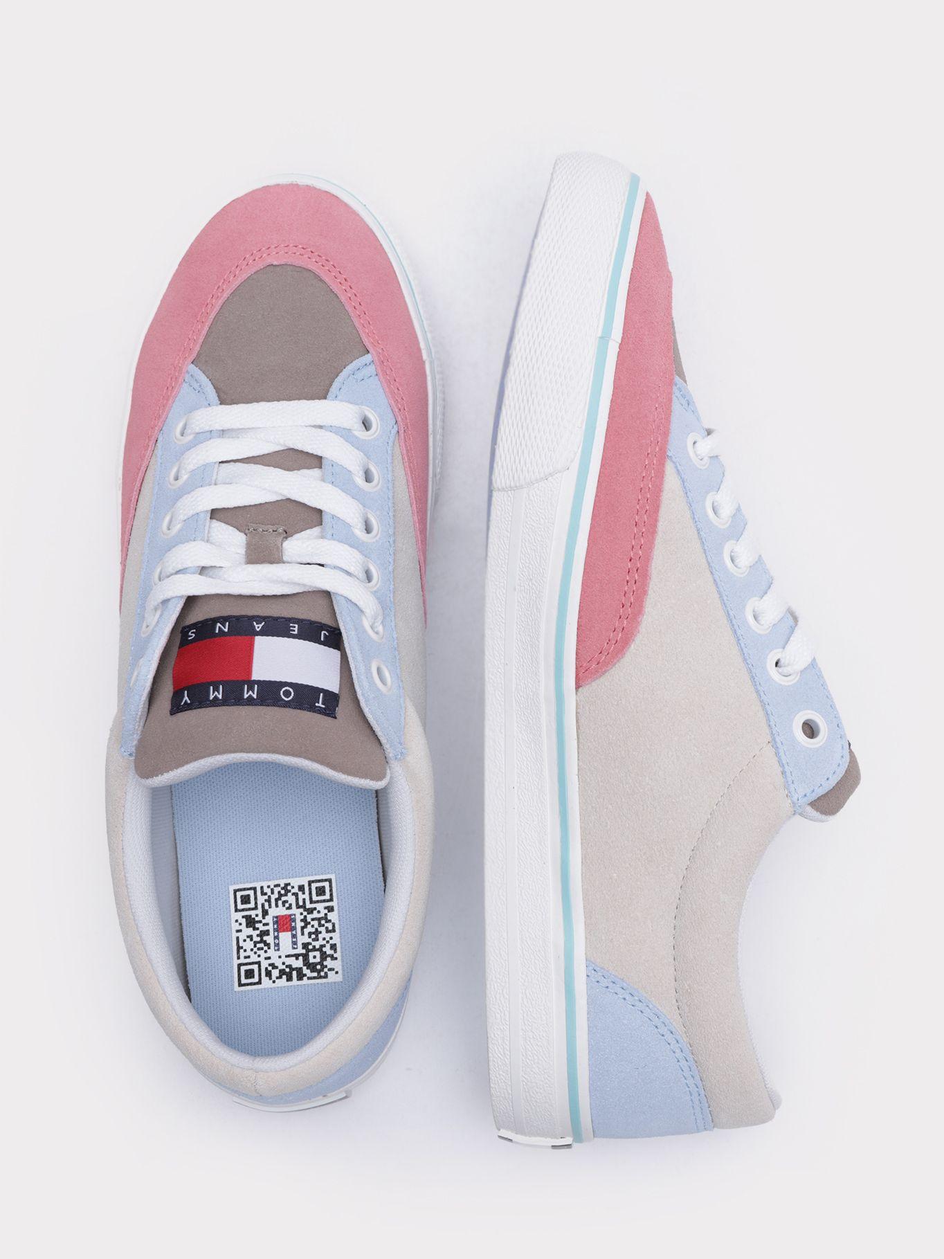 Zapatillas Multicolor De Suede Gris Tommy Hilfiger-3