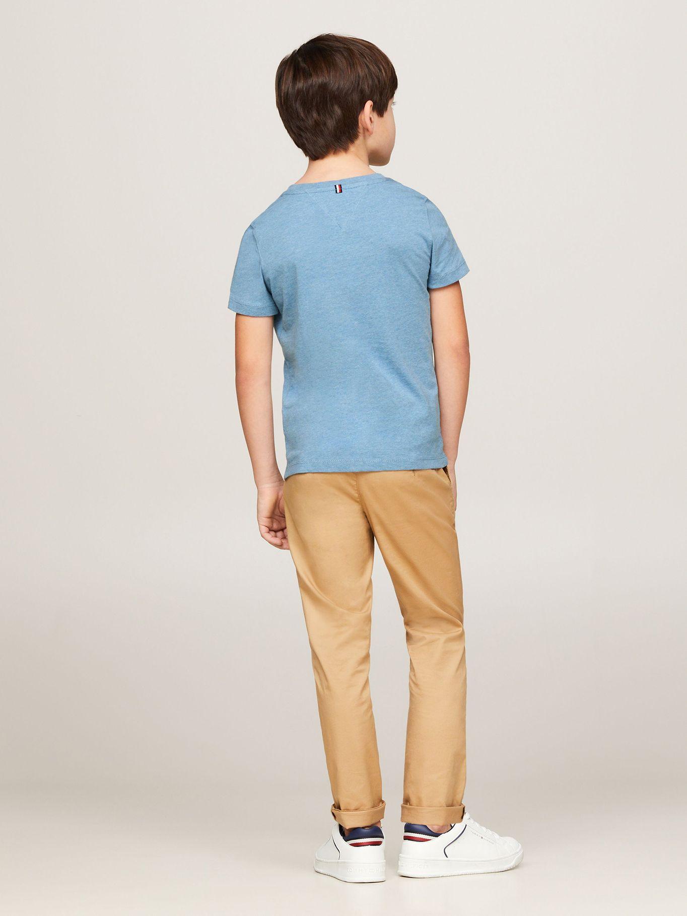 Polera De Niño Essential C-Neck Celeste Tommy Hilfiger-2