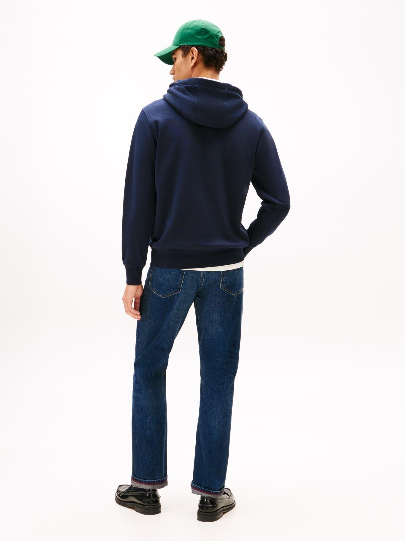 Polerón Hoodie Con Logo Tommy Hilfiger Azul-2