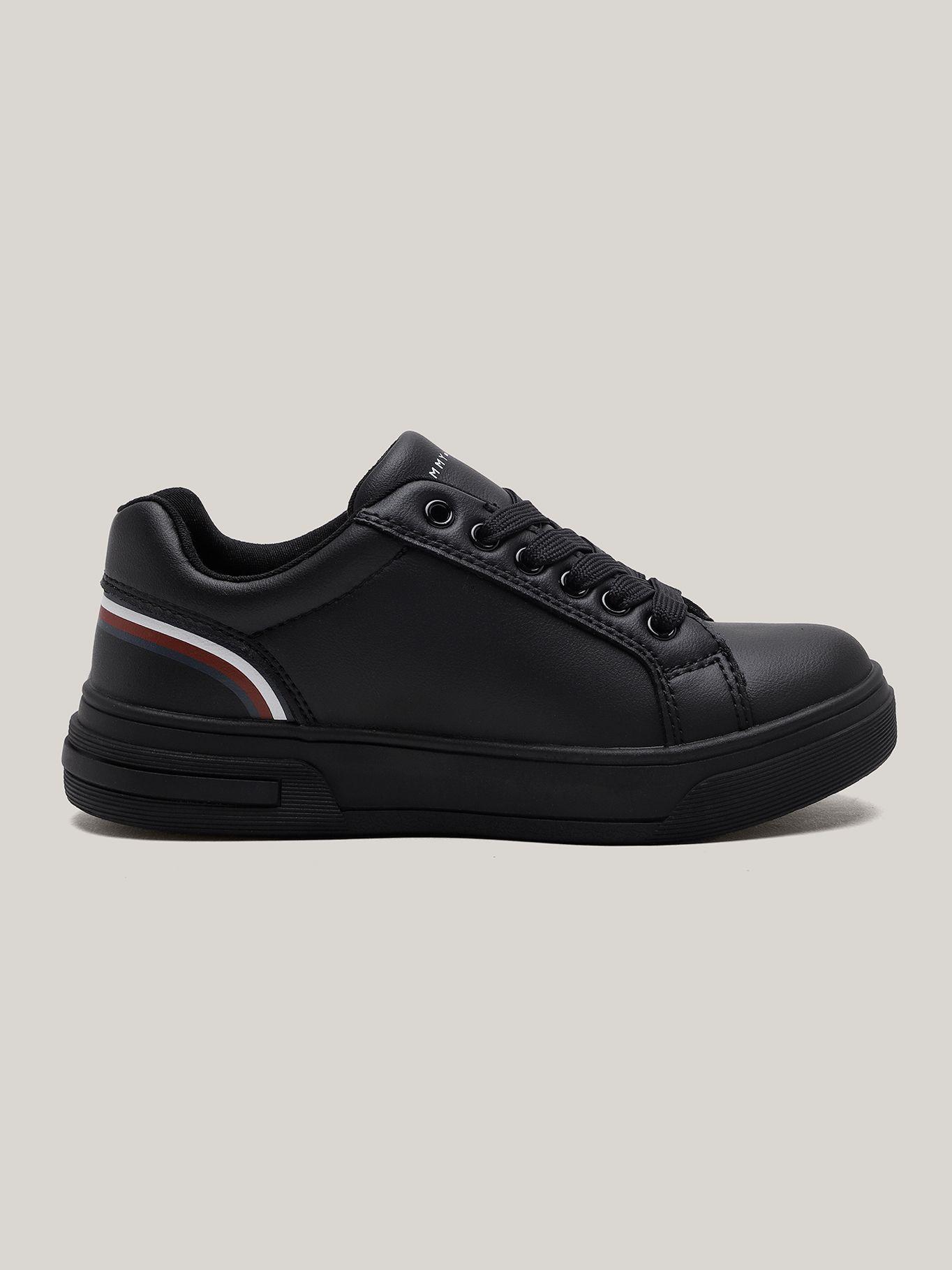 ZAPATILLAS CORDONES Y LOGO NEGRO TOMMY HILFIGER-0