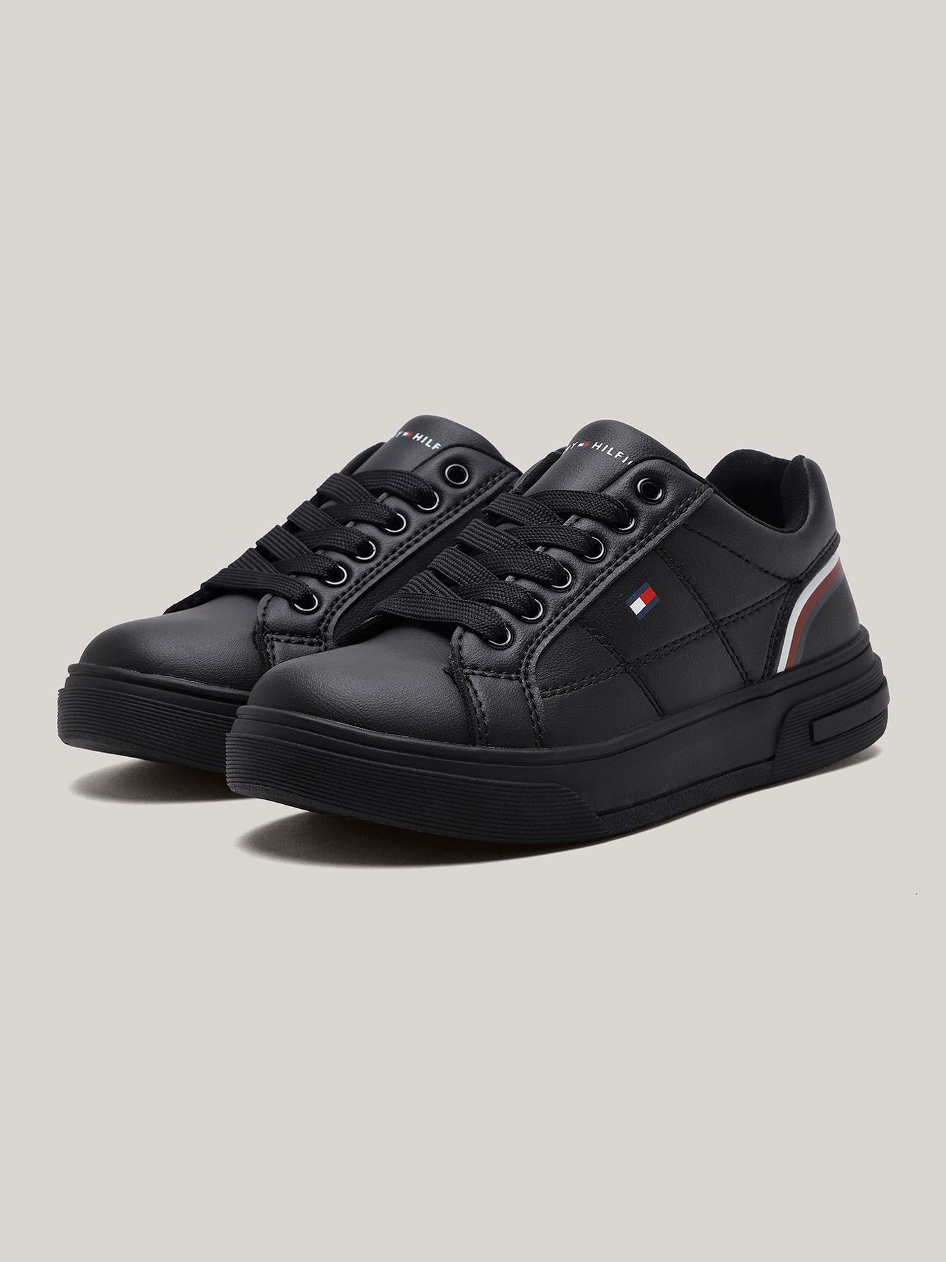 ZAPATILLAS CORDONES Y LOGO NEGRO TOMMY HILFIGER-4