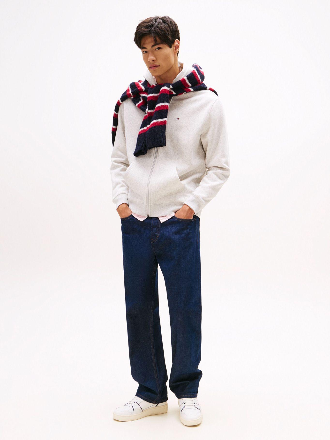 Polerón Hoodie De Cremallera Beige Tommy Jeans-1