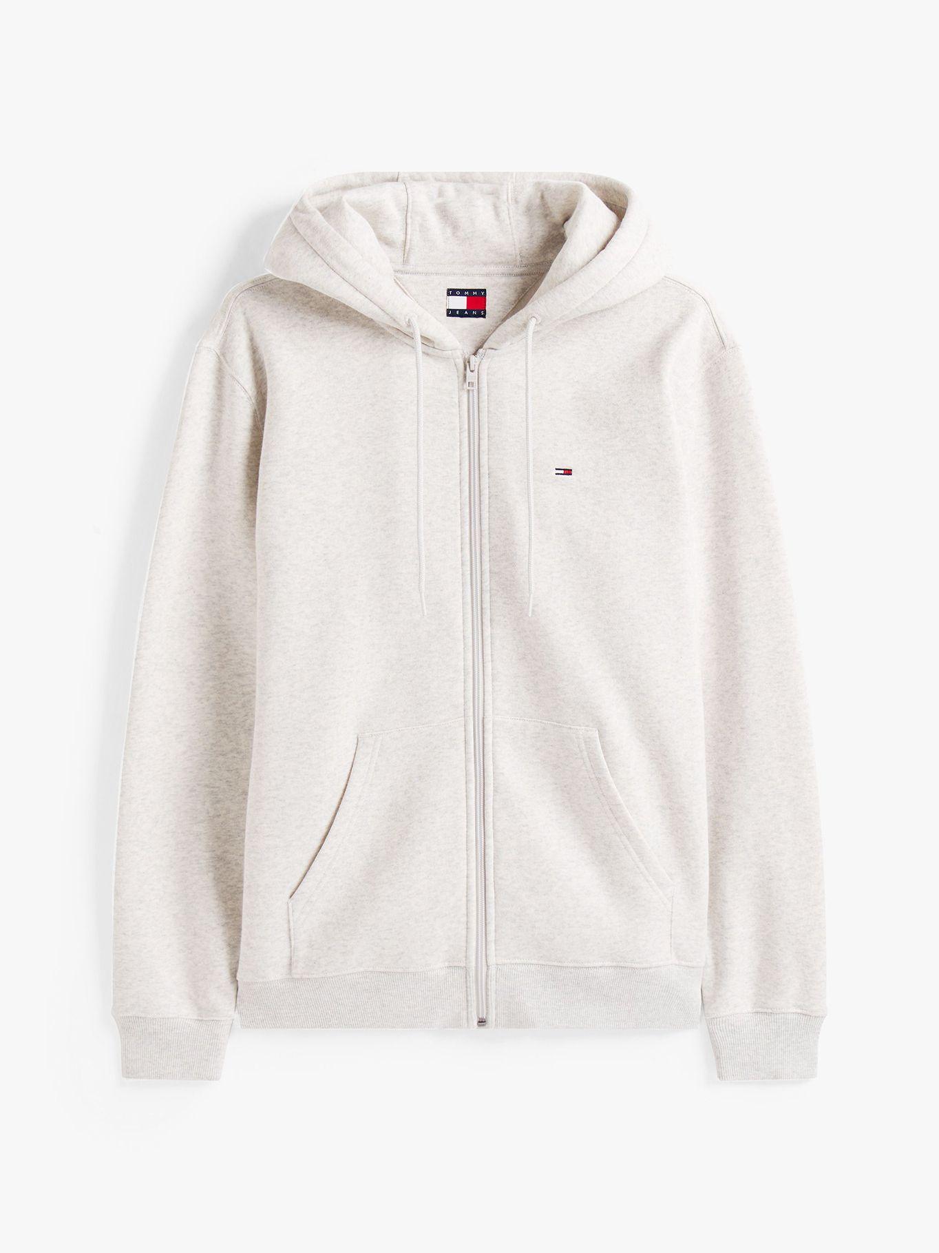 Polerón Hoodie De Cremallera Beige Tommy Jeans-4
