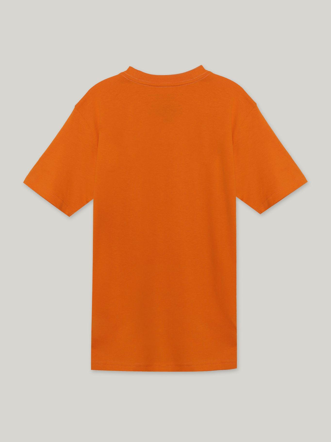 Polera Niño Script Runner Logo Naranjo Tommy Hilfiger-1