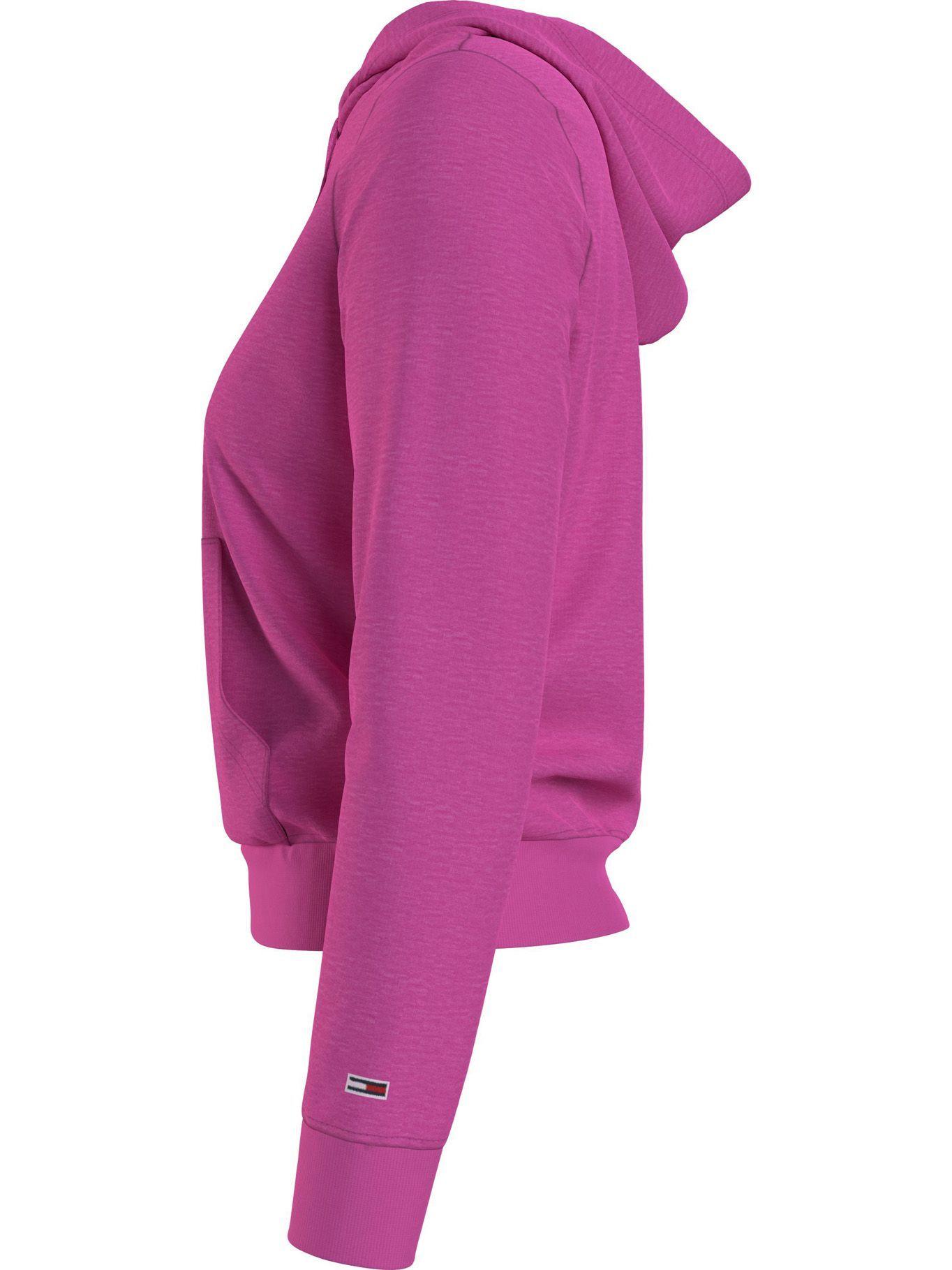 Polerón Hoodie Linear Logo Fucsia Tommy Hilfiger-2