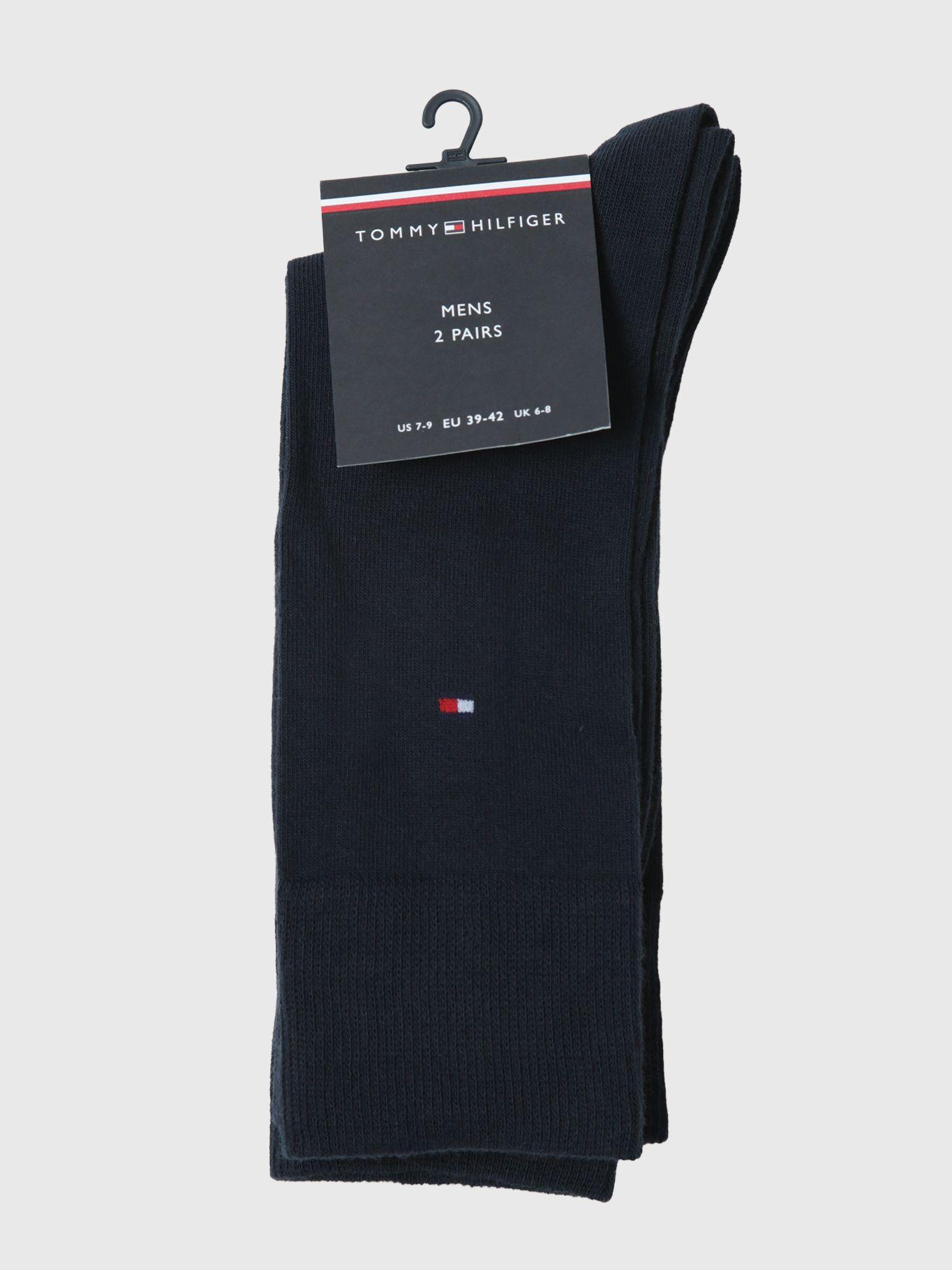 Pack De 2 Par Calcetin C Logo Negro Tommy Hilfiger-2