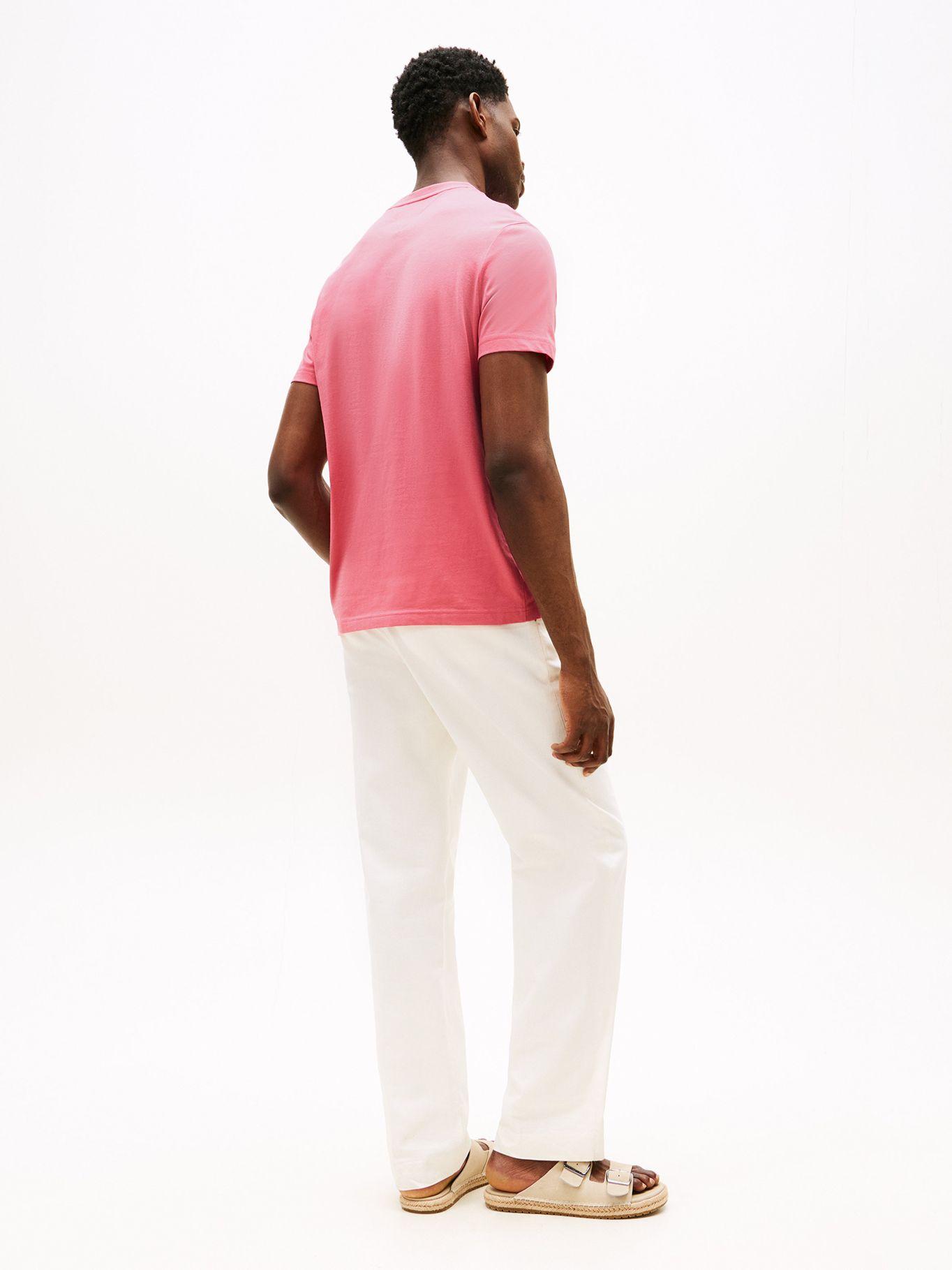 Polera Hilfiger Stack Logo Rosado THU Tommy Hilfiger-2