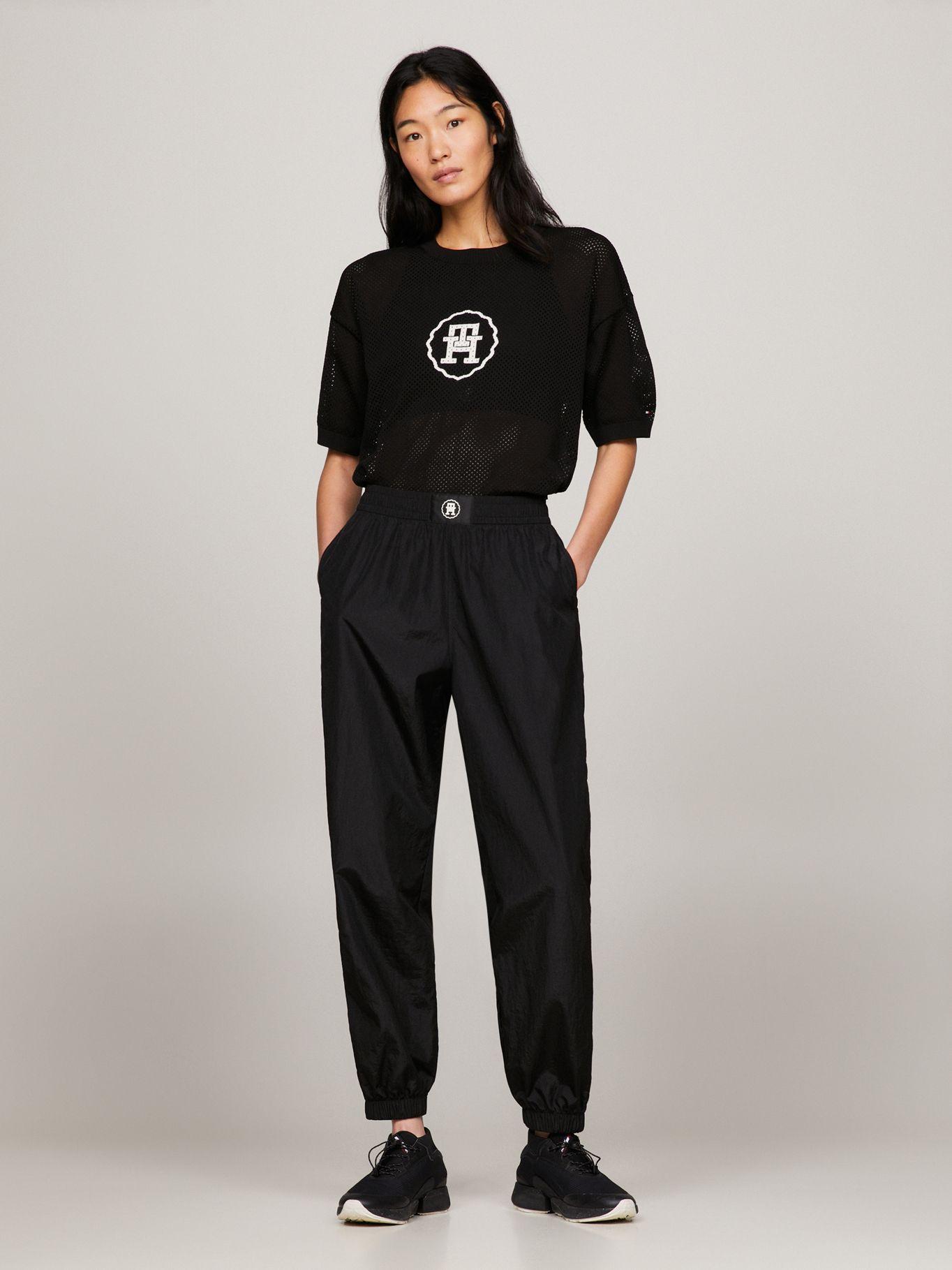 SWEATER SPORT LOGO NEGRO TOMMY HILFIGER-1