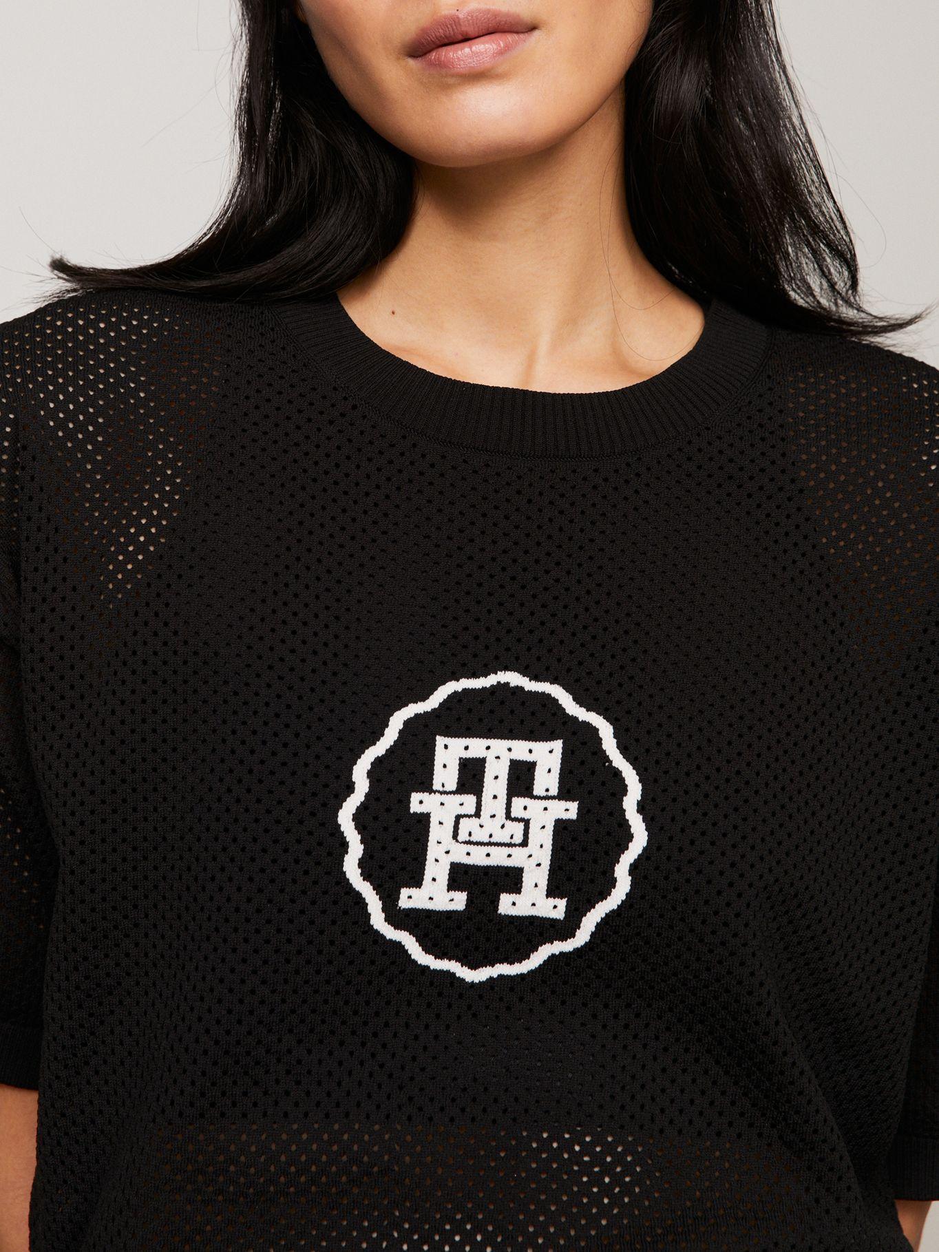 SWEATER SPORT LOGO NEGRO TOMMY HILFIGER-4