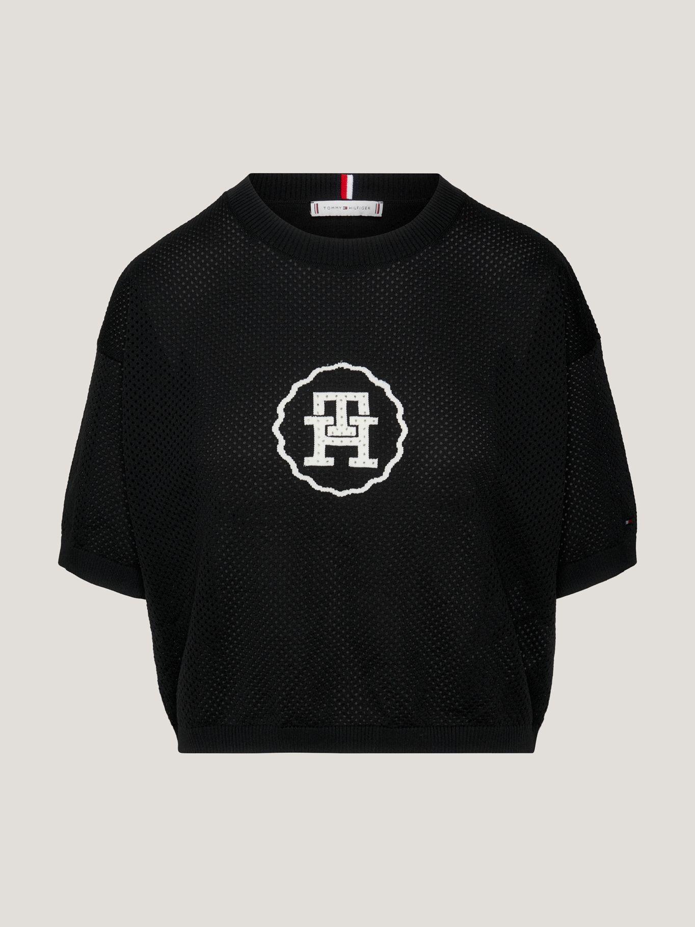 SWEATER SPORT LOGO NEGRO TOMMY HILFIGER-5
