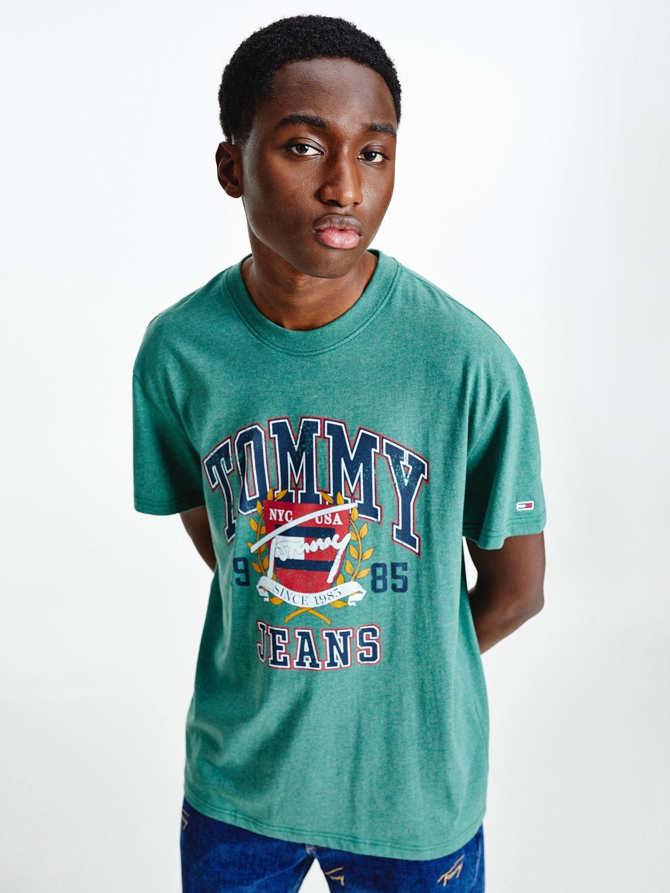 Polera Vintage College Verde Tommy Jeans M2-0