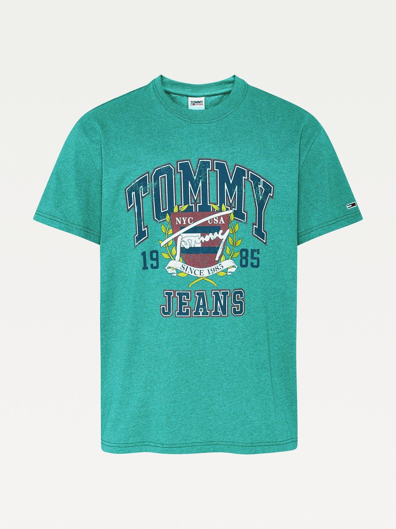 Polera Vintage College Verde Tommy Jeans M2-3
