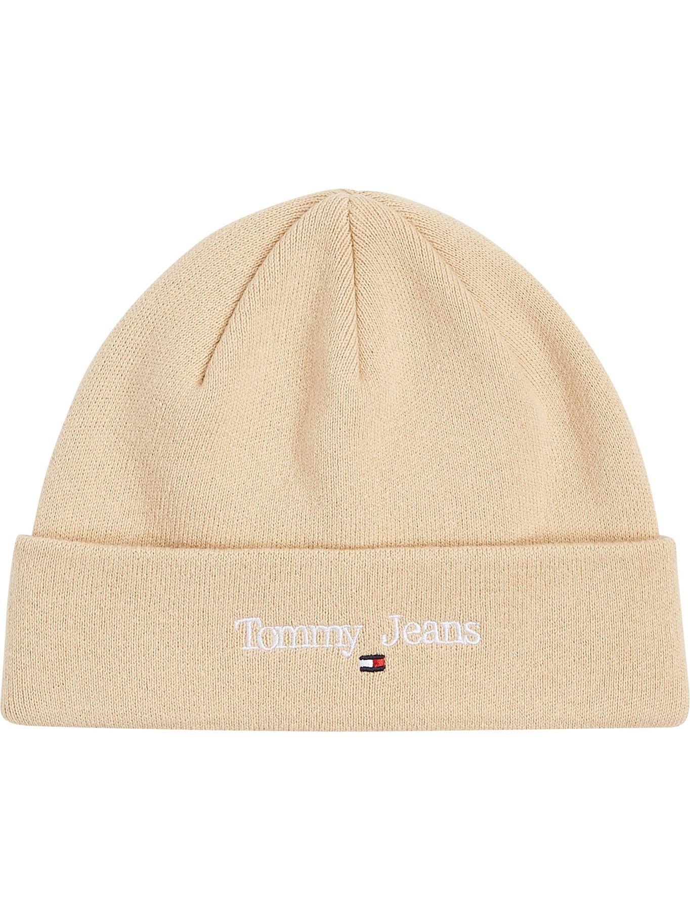 Gorro Beanie Con Logo  Beige Tommy Hilfiger-0