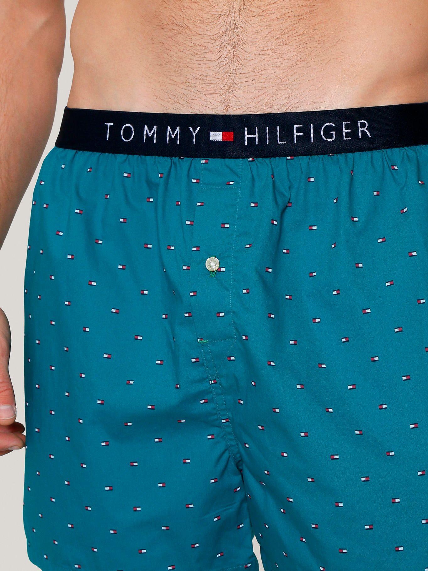 Bóxer Classic Core Con Estampado Verde Tommy Hilfiger-3