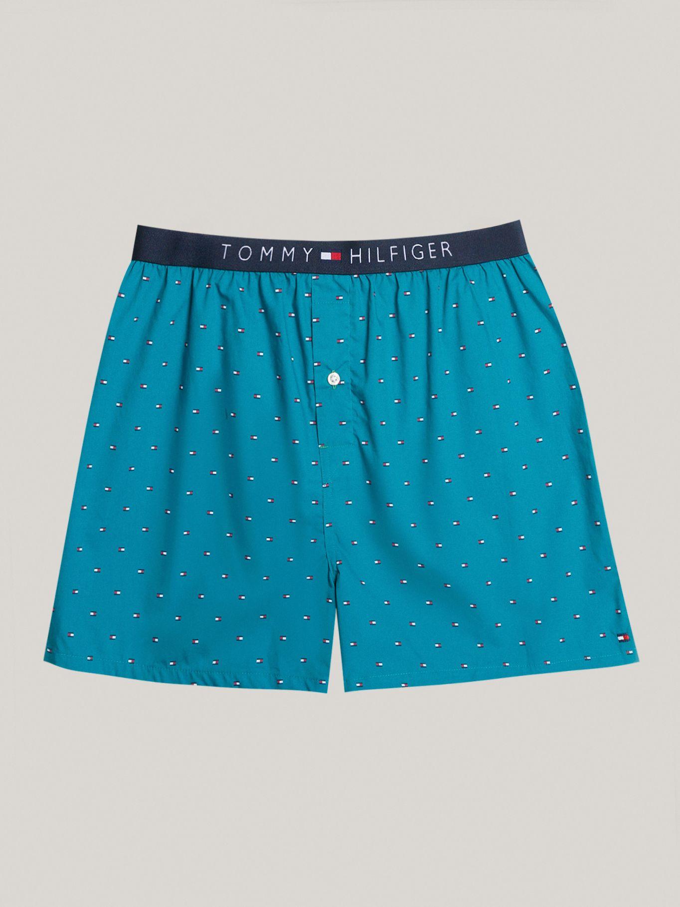 Bóxer Classic Core Con Estampado Verde Tommy Hilfiger-4