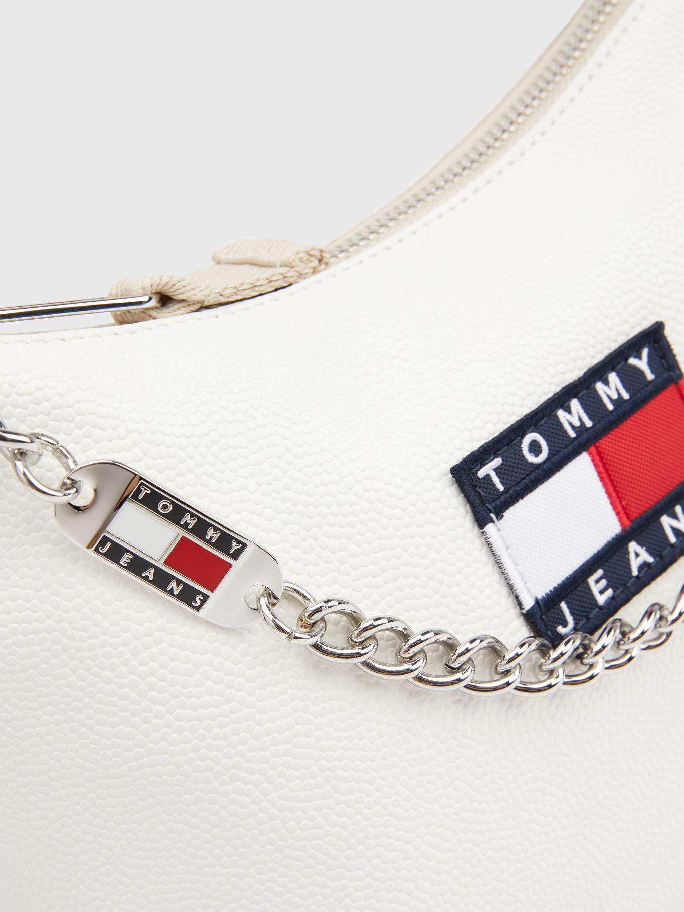 Cartera Heritage Con Cadena Blanco Tommy Hilfiger-3