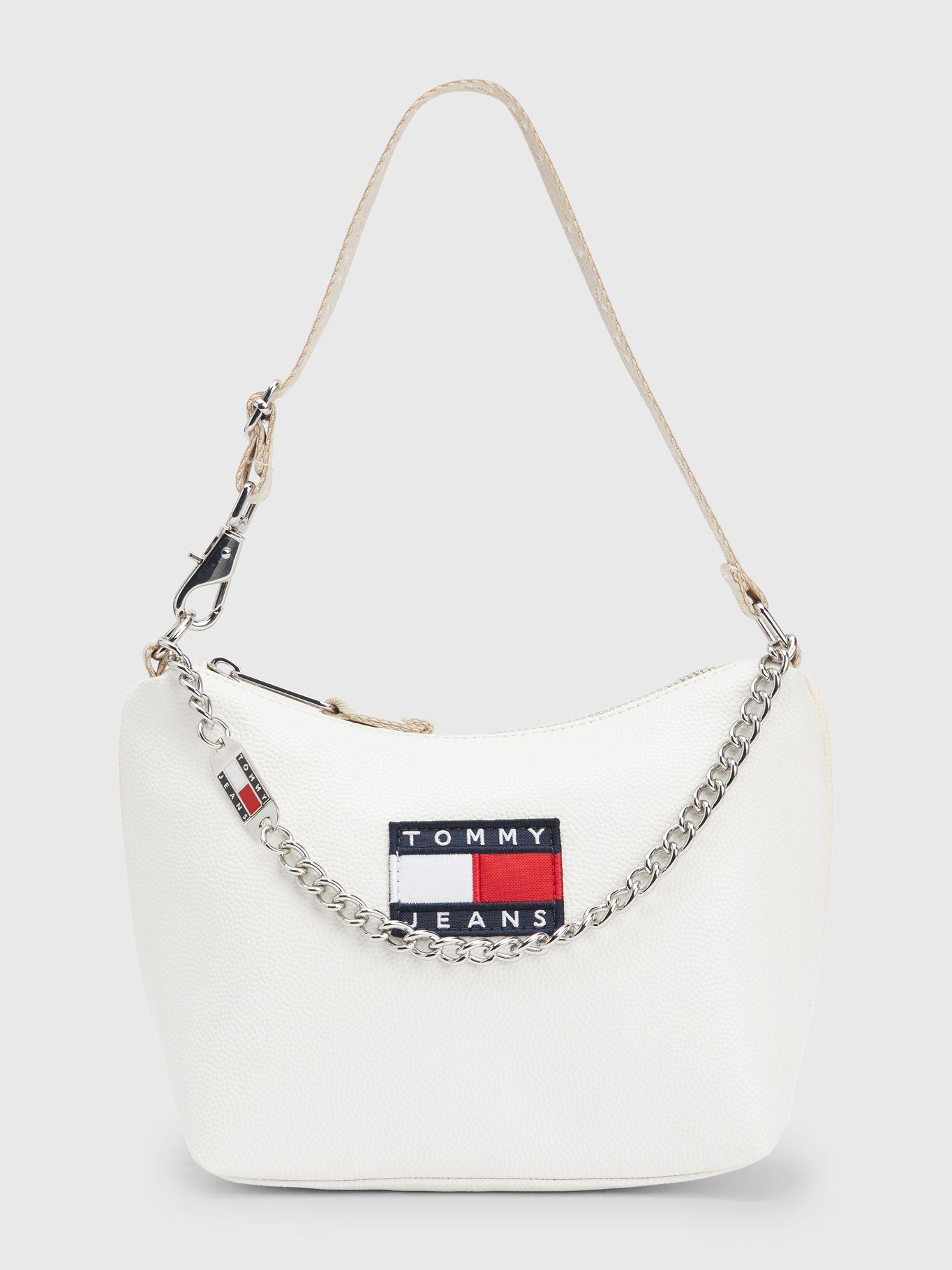Cartera Heritage Con Cadena Blanco Tommy Hilfiger-0