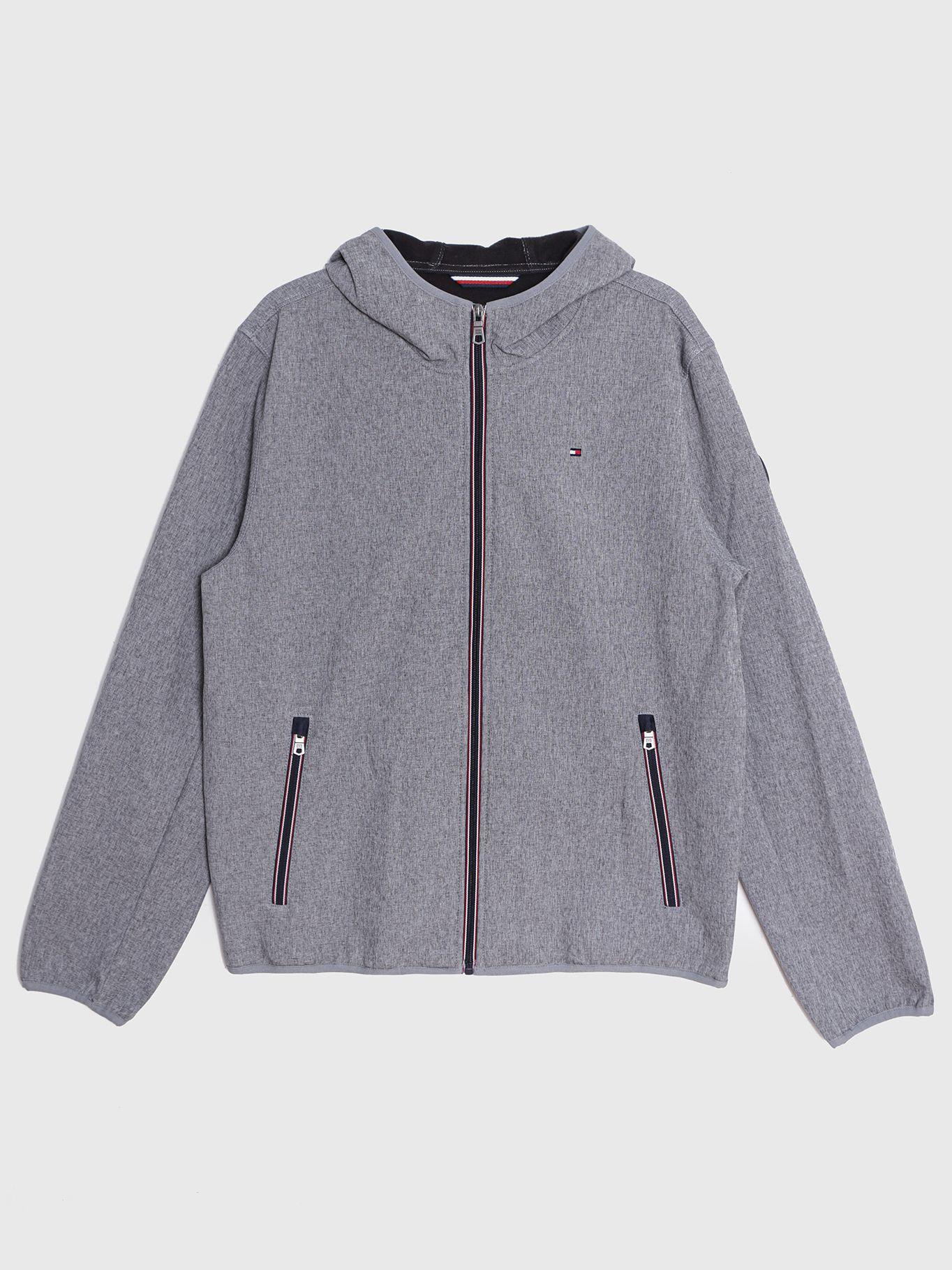 Chaqueta Hoodie Softshell Gris Tommy Hilfiger-4