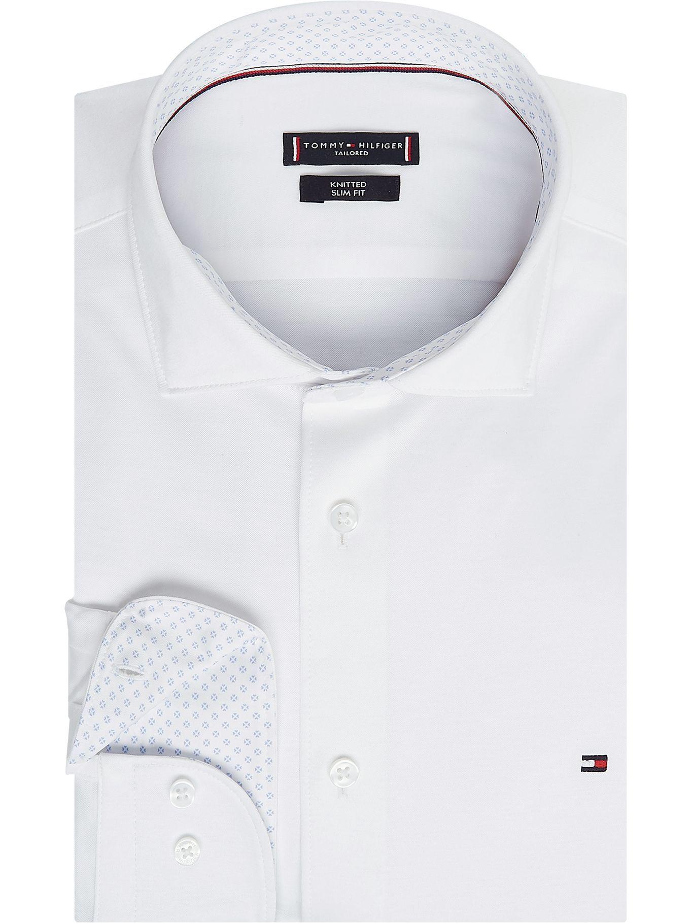 Camisa Th Flex Solid Blanco Tommy Hilfiger-3