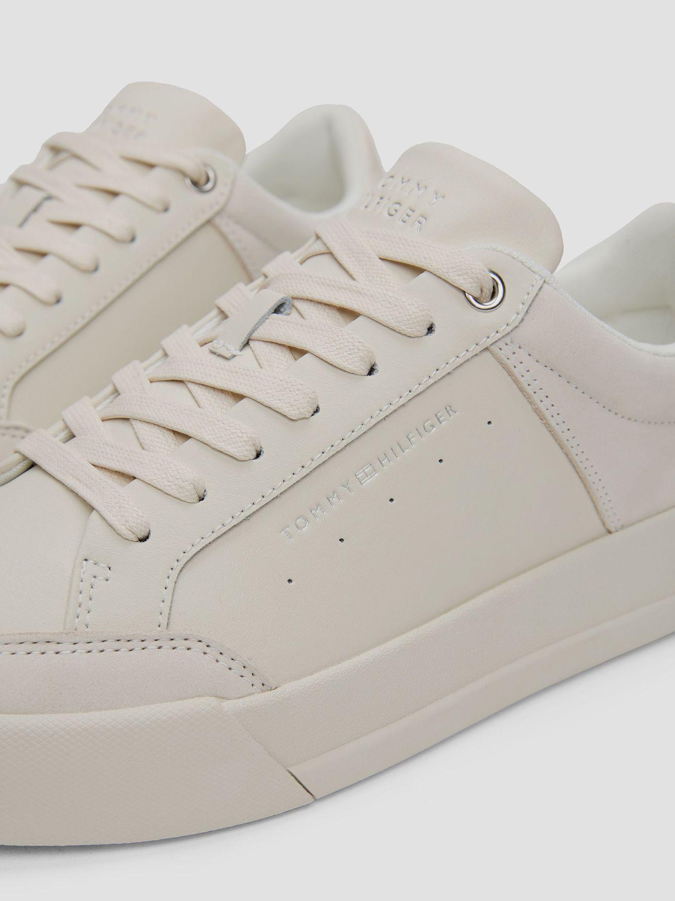 Zapatillas Con Logo Bajo Relieve Beige Tommy Hilfiger-6