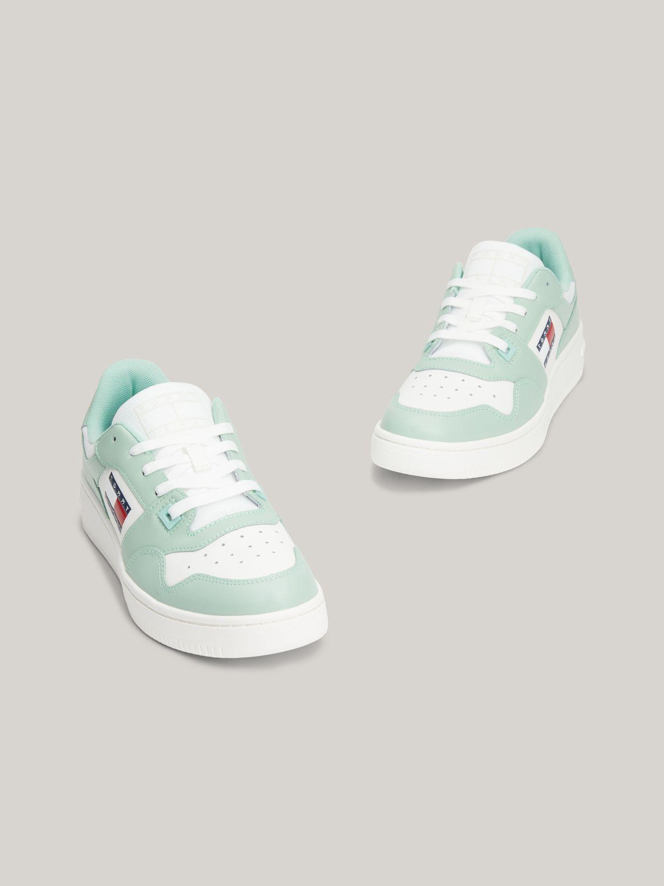 Zapatillas Essential Retro De Cuero Verde Tommy Jeans-2