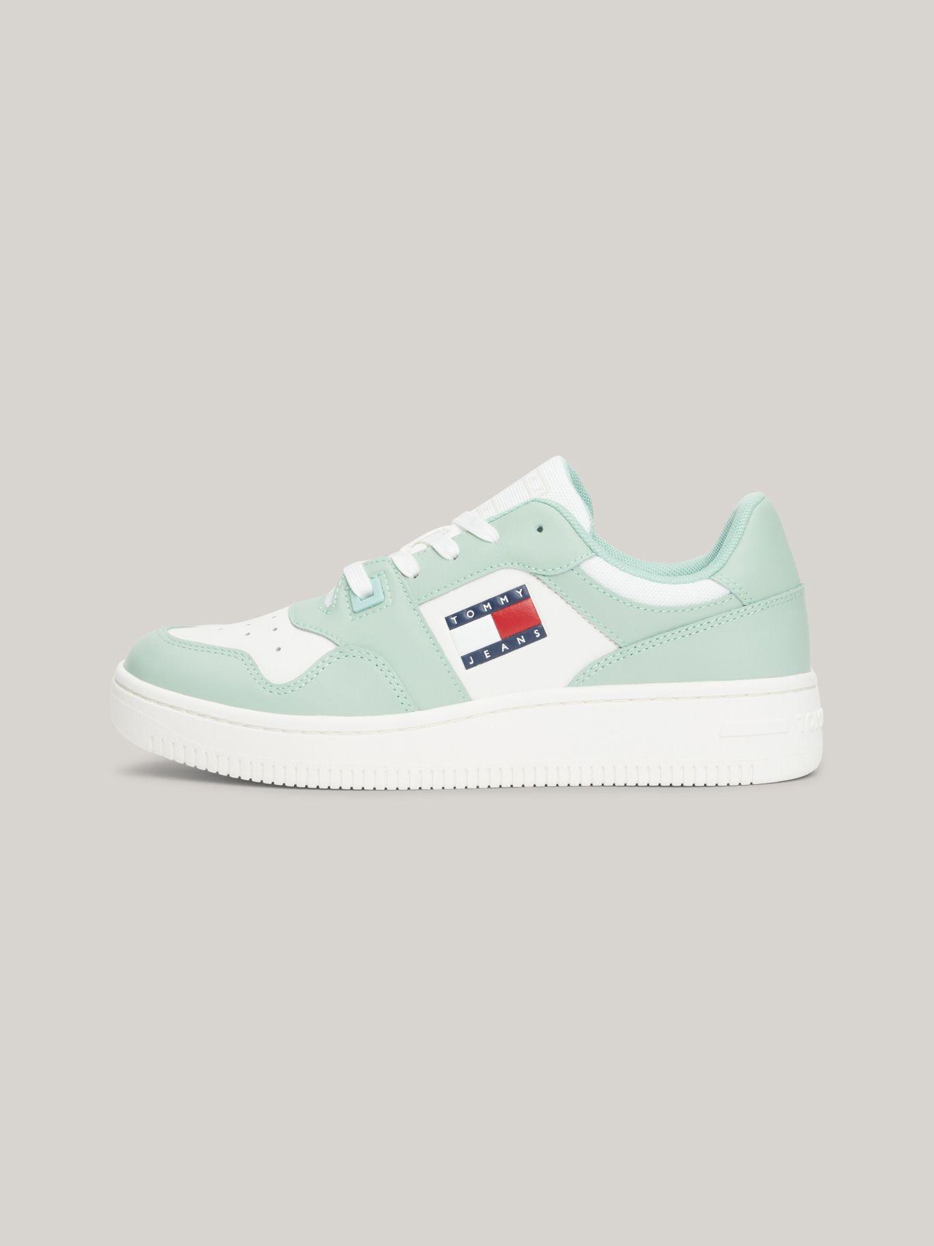 Zapatillas Essential Retro De Cuero Verde Tommy Jeans-3