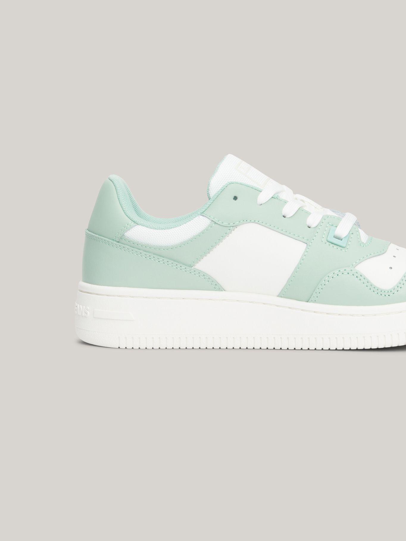 Zapatillas Essential Retro De Cuero Verde Tommy Jeans-4