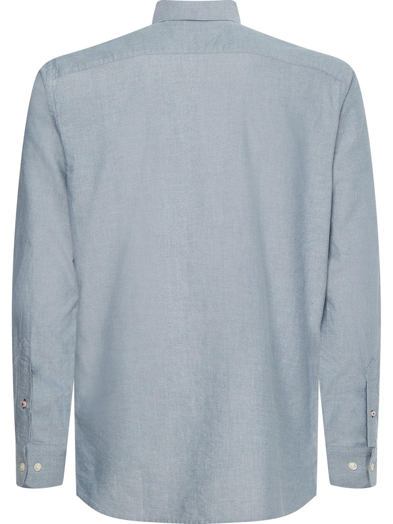 Camisa Light Oxford Regular Celeste Tommy Hilfiger-1