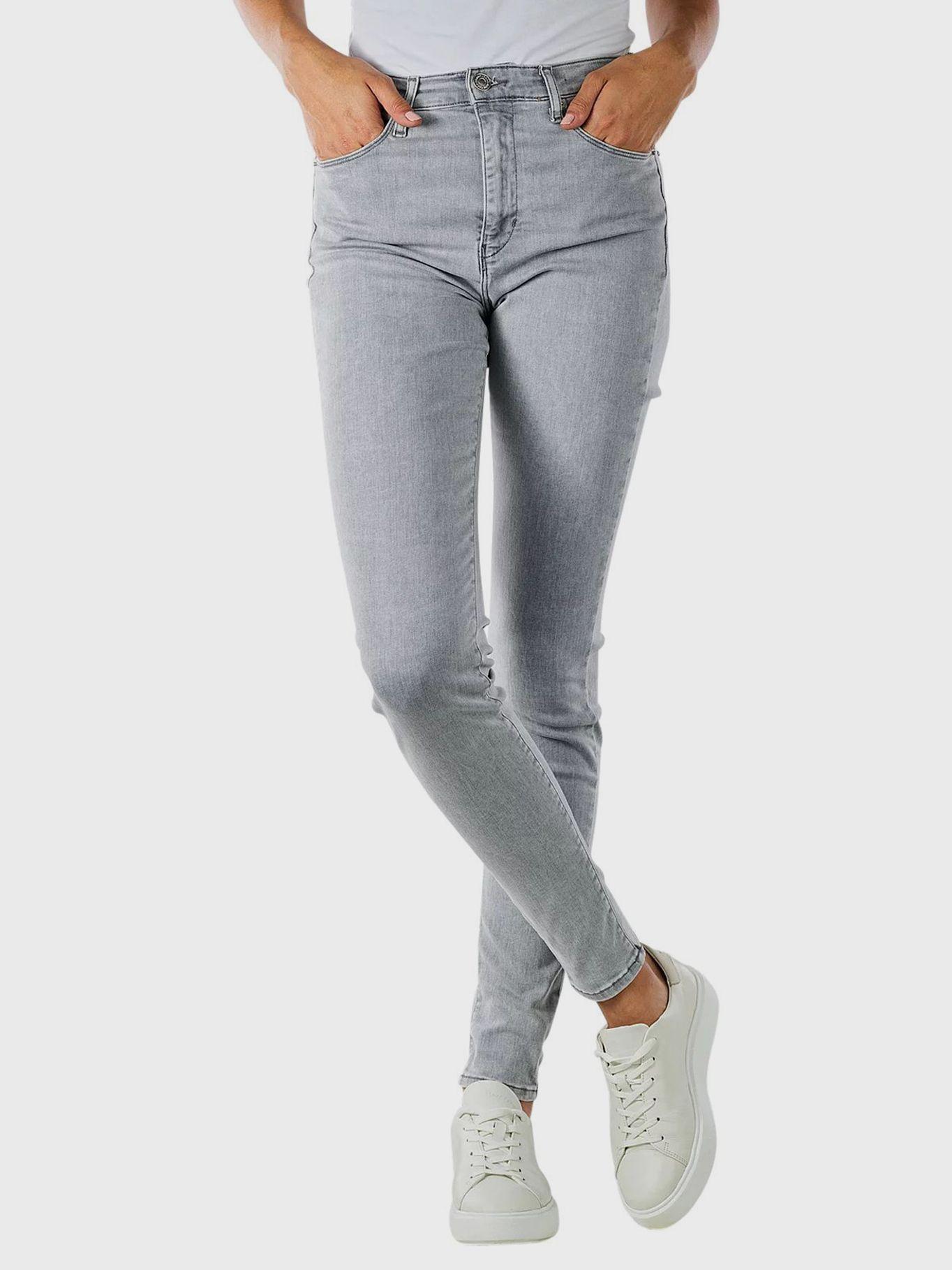 Jeans Sylvia Super Skinny Talle Alto Gris Tommy Jeans-0