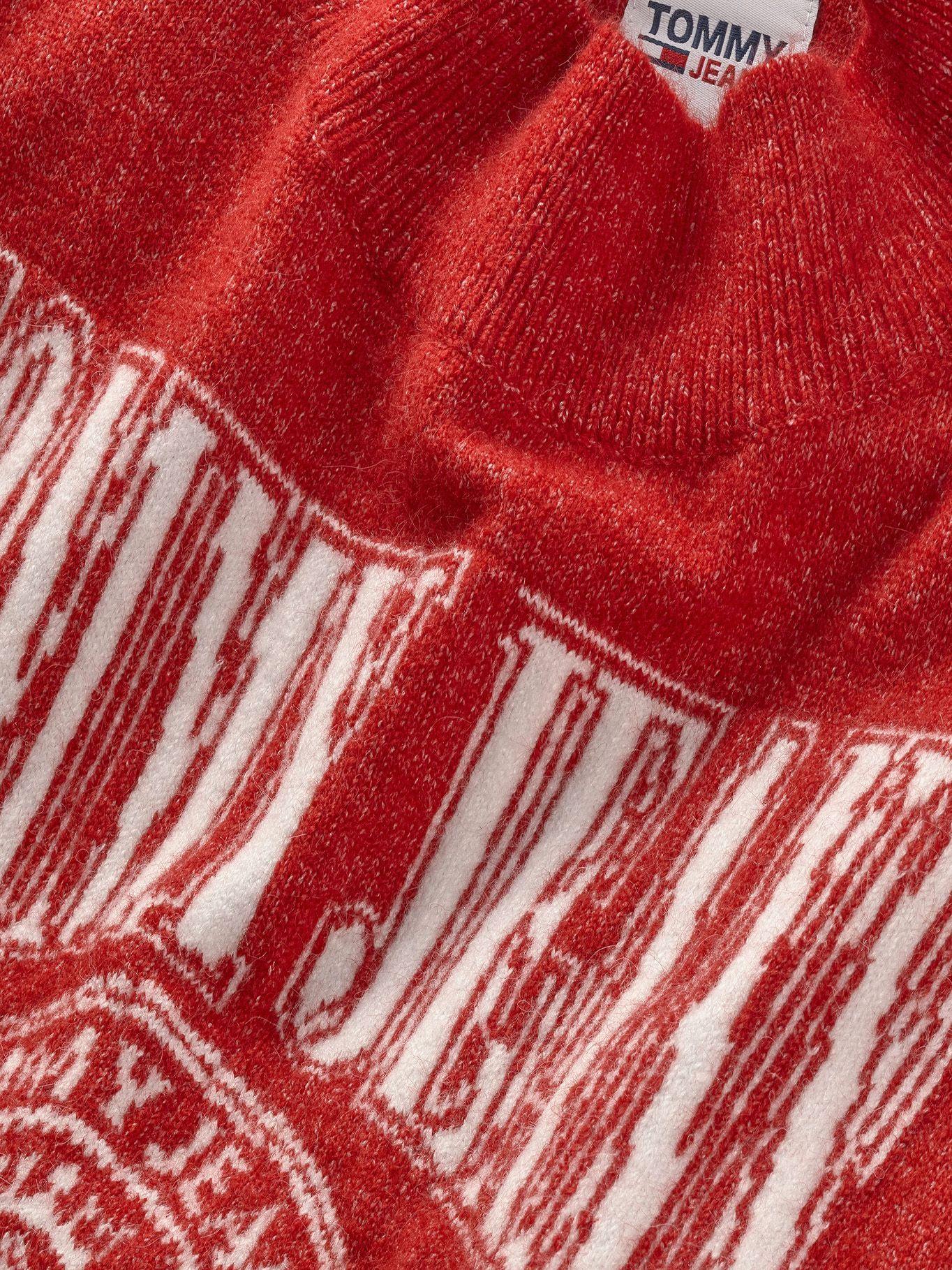 Sweater Varsity Logo Rojo Tommy Hilfiger-2