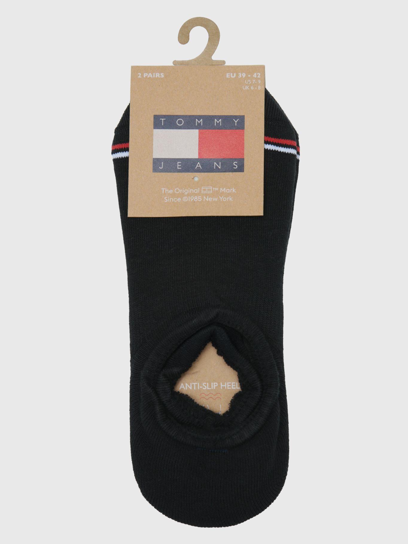 Pack De 2 Calcetines Tobilleros Negro Tommy Hilfiger-2