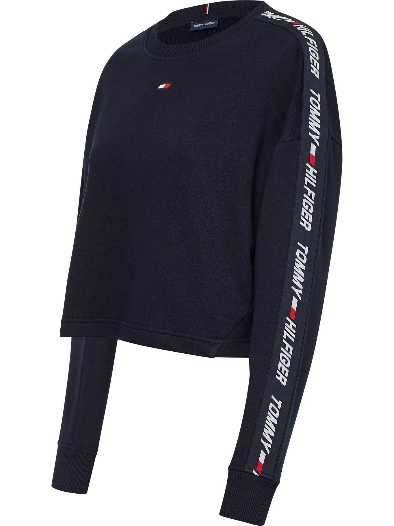 Polerón Regular Tape Azul Tommy Hilfiger F2-2