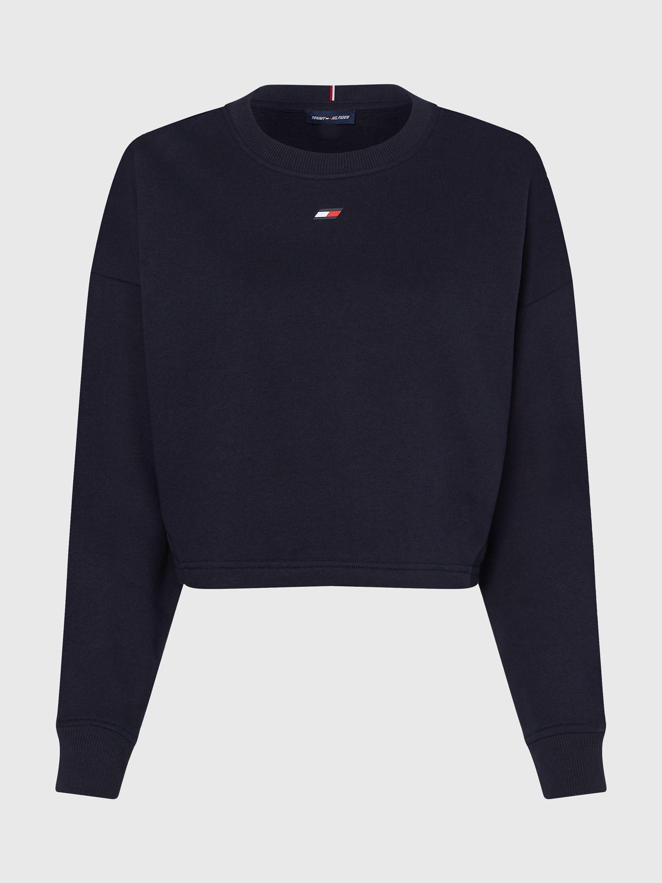 Polerón Regular Tape Azul Tommy Hilfiger F2-3